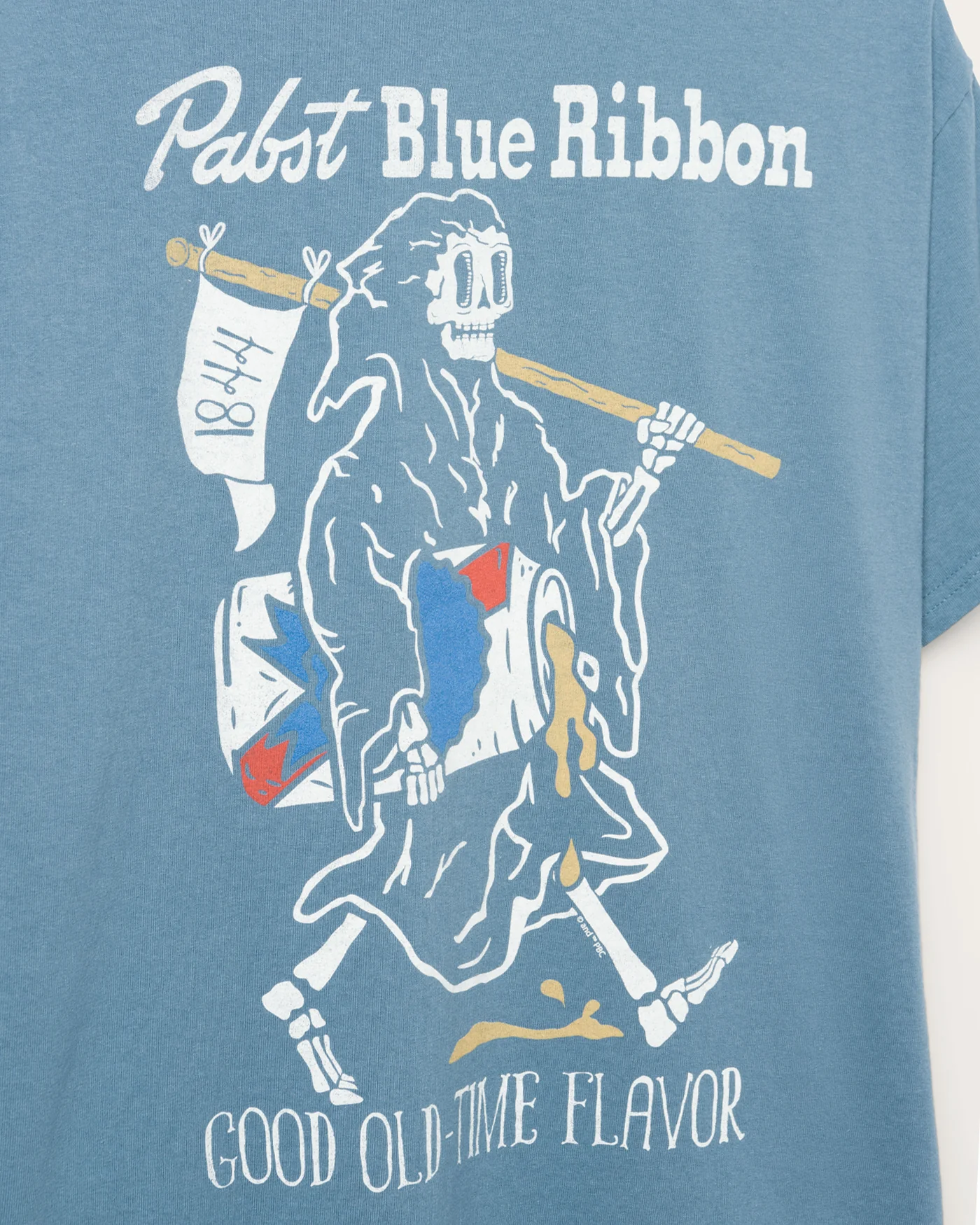 Pabst Blue Ribbon Good Old Time Flavor Flea Market Tee - Image 5