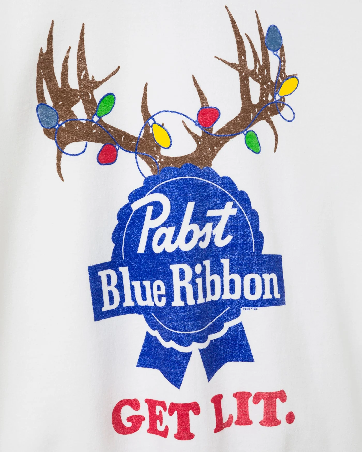 Pabst Holiday Lights Flea Market Fleece - Image 5