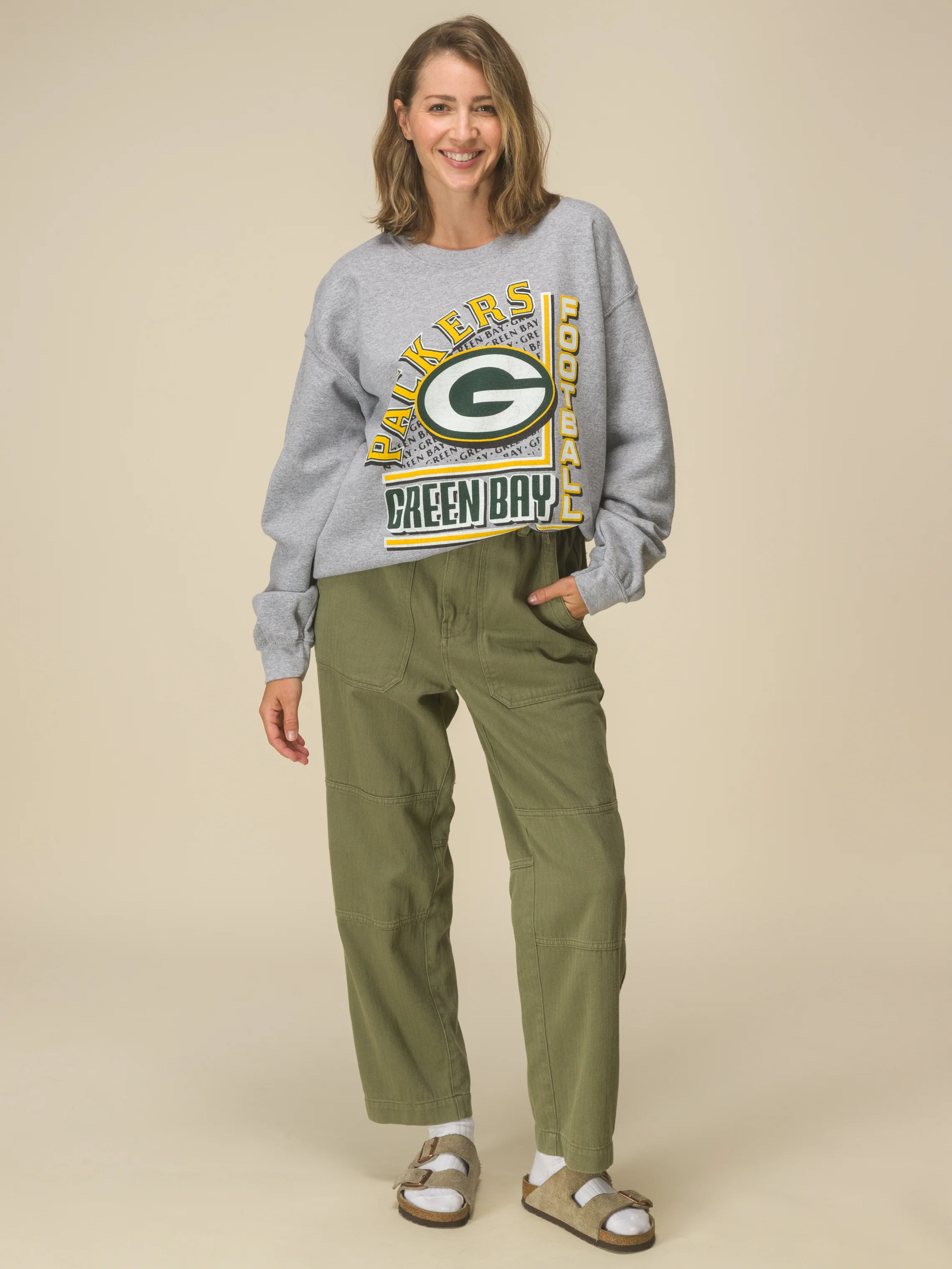 Green Bay Packers Backfield Crew Fleece - Image 3