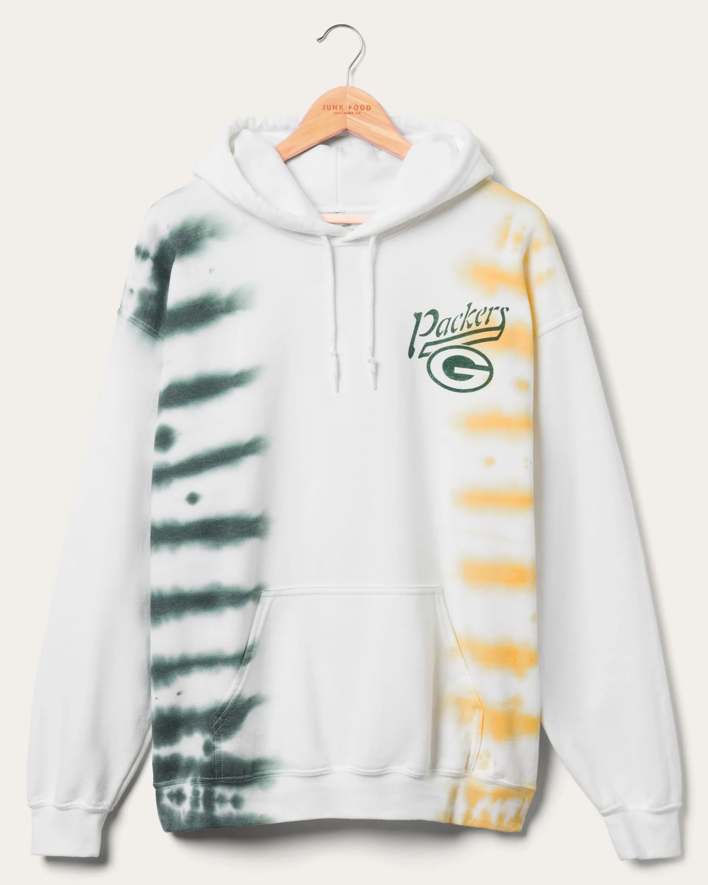 Green Bay Packers Stitch Tie Dye Hoodie