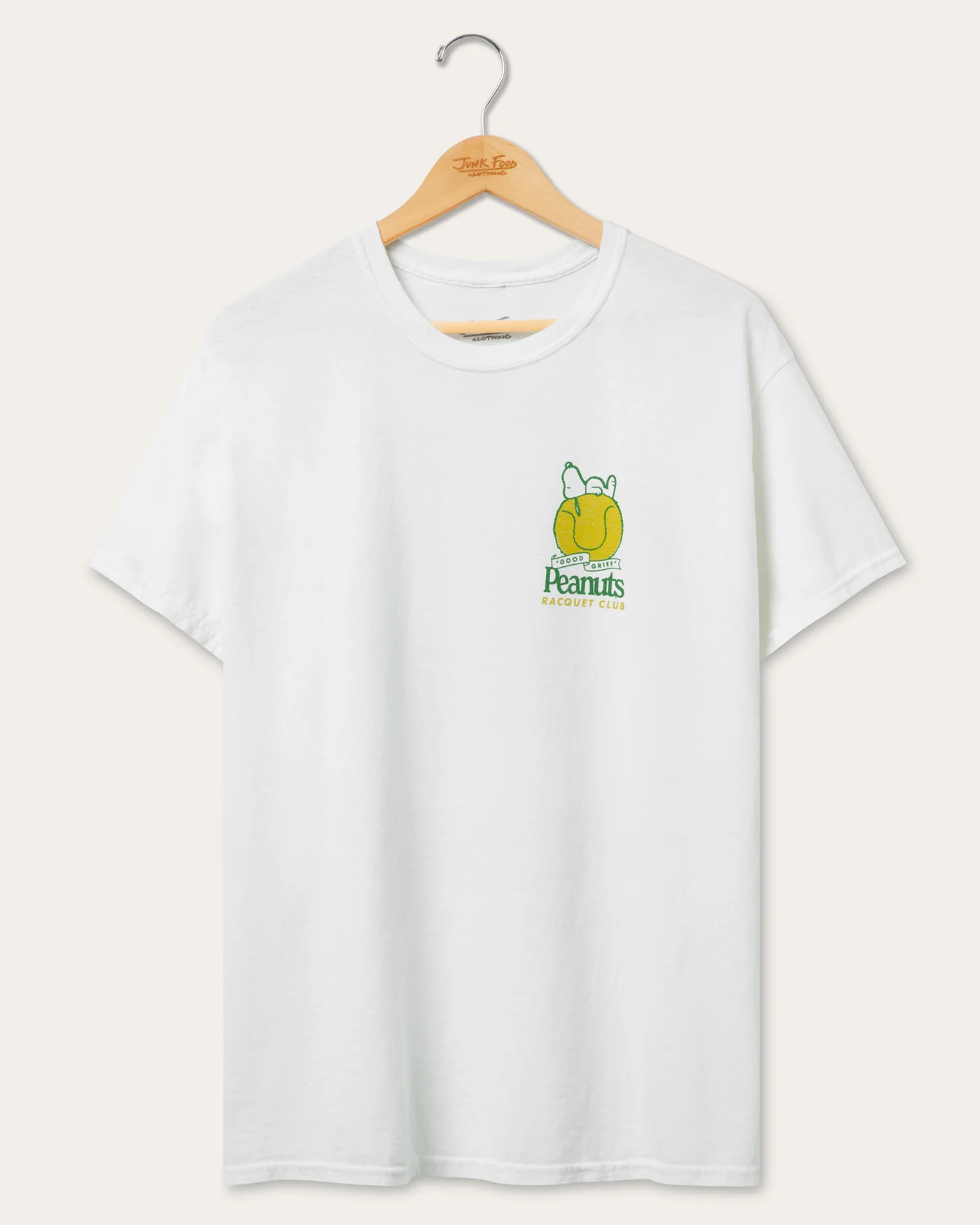 Peanuts Raquetball Club Flea Market Tee