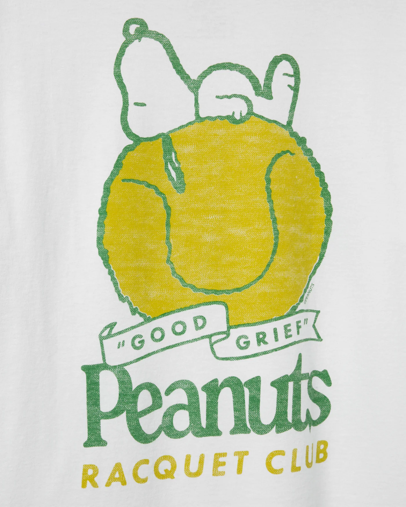 Peanuts Raquetball Club Flea Market Tee - Image 3