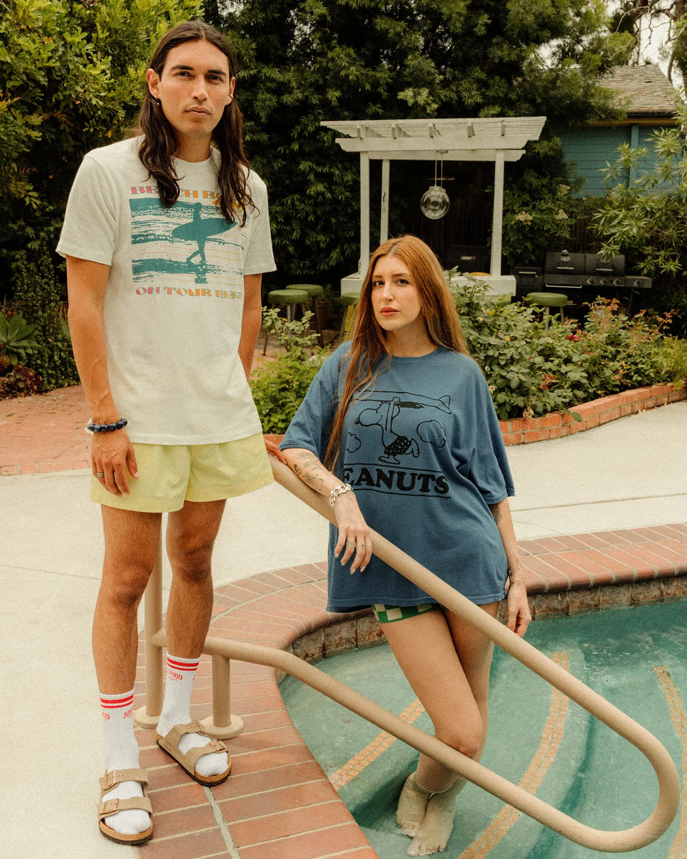 Peanuts Snoopy Surfboard Oversized Tee - Image 3