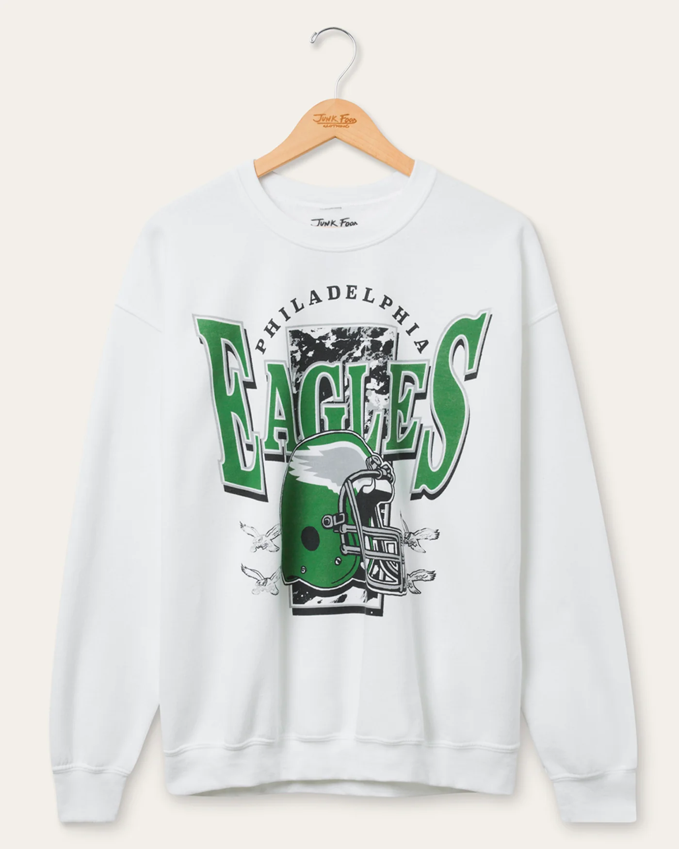 Philadelphia Eagles Conversion Flea Market Crew Fleece