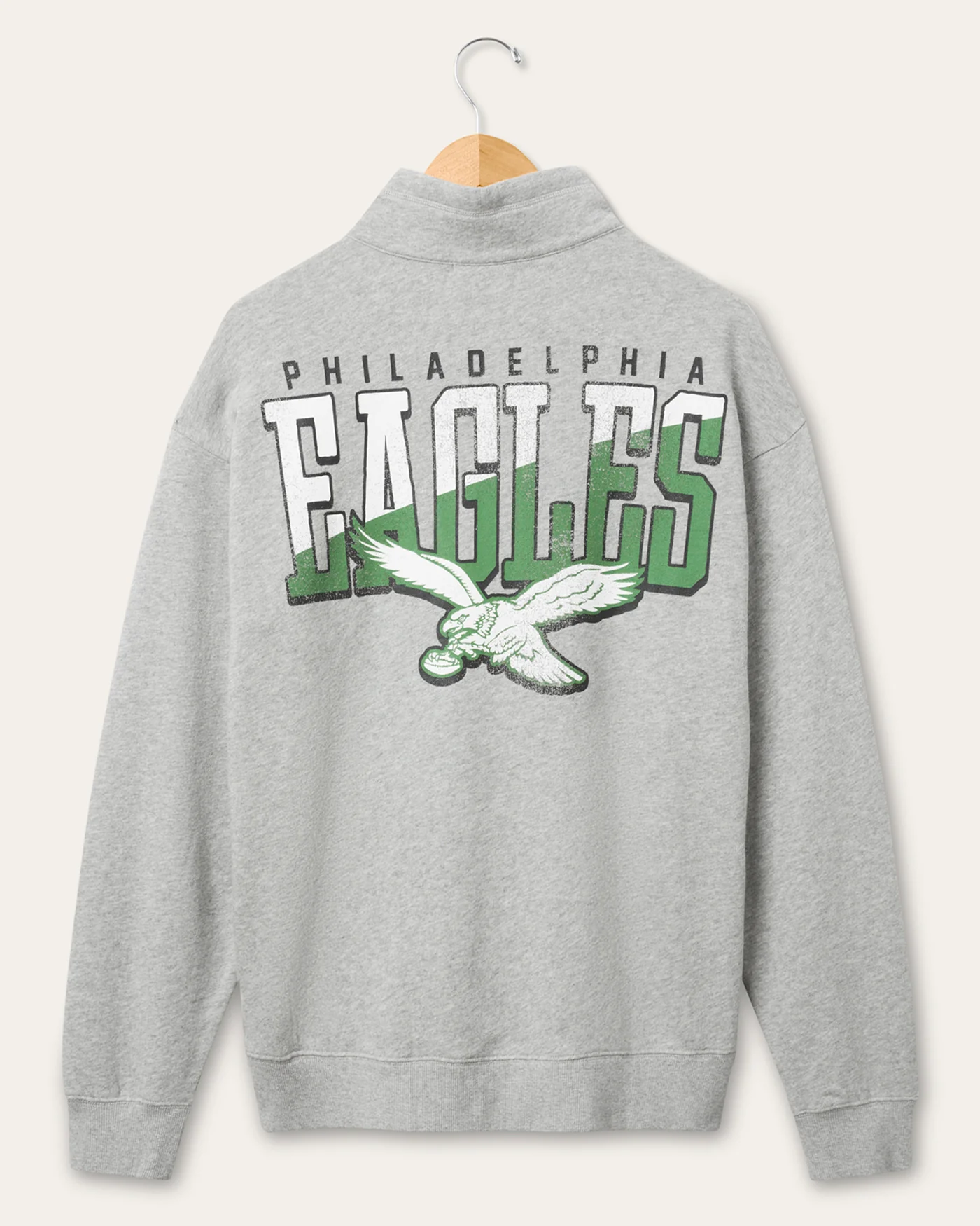 Philadelphia Eagles Slant Button Up Fleece - Image 2