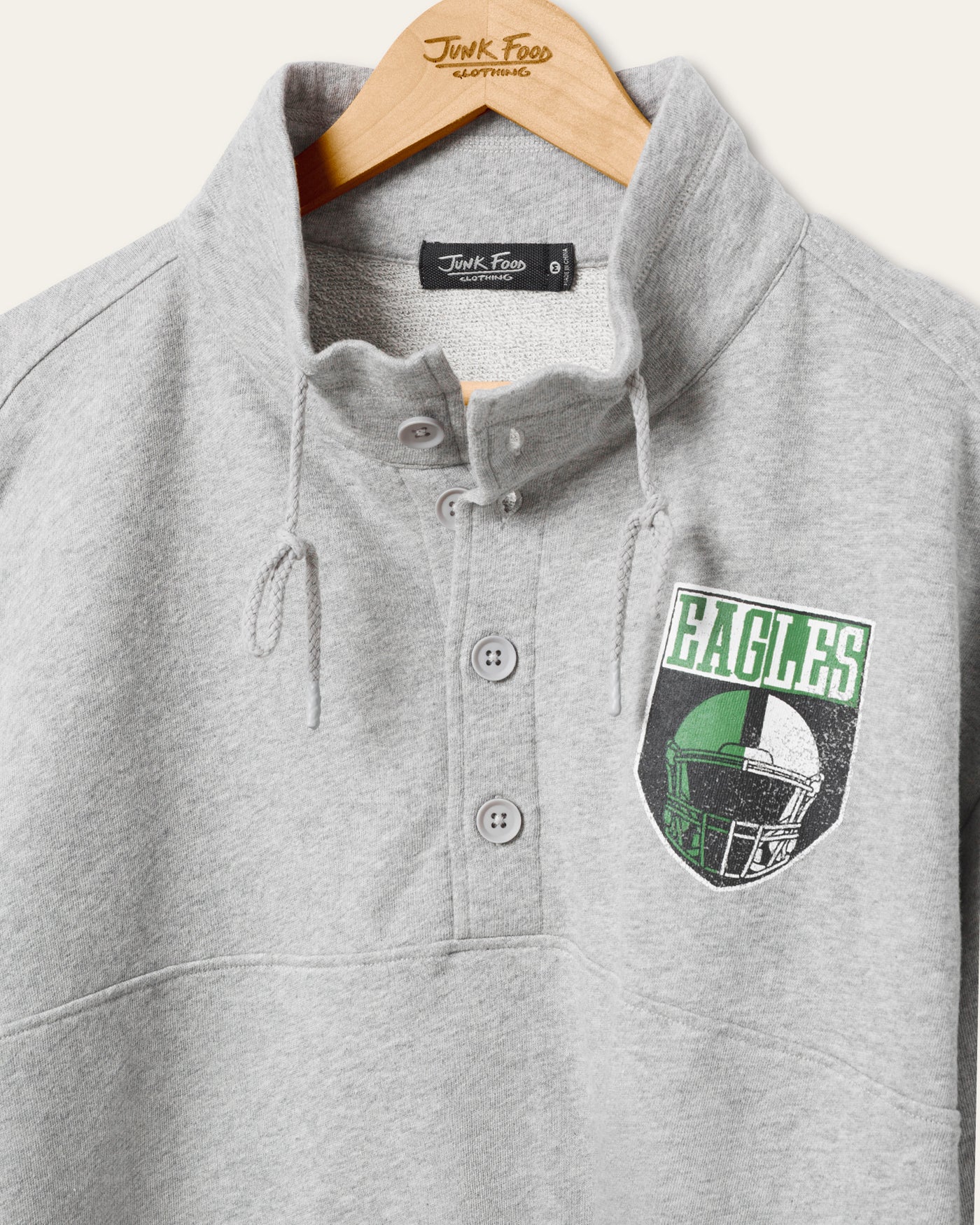 Philadelphia Eagles Slant Button Up Fleece - Image 3