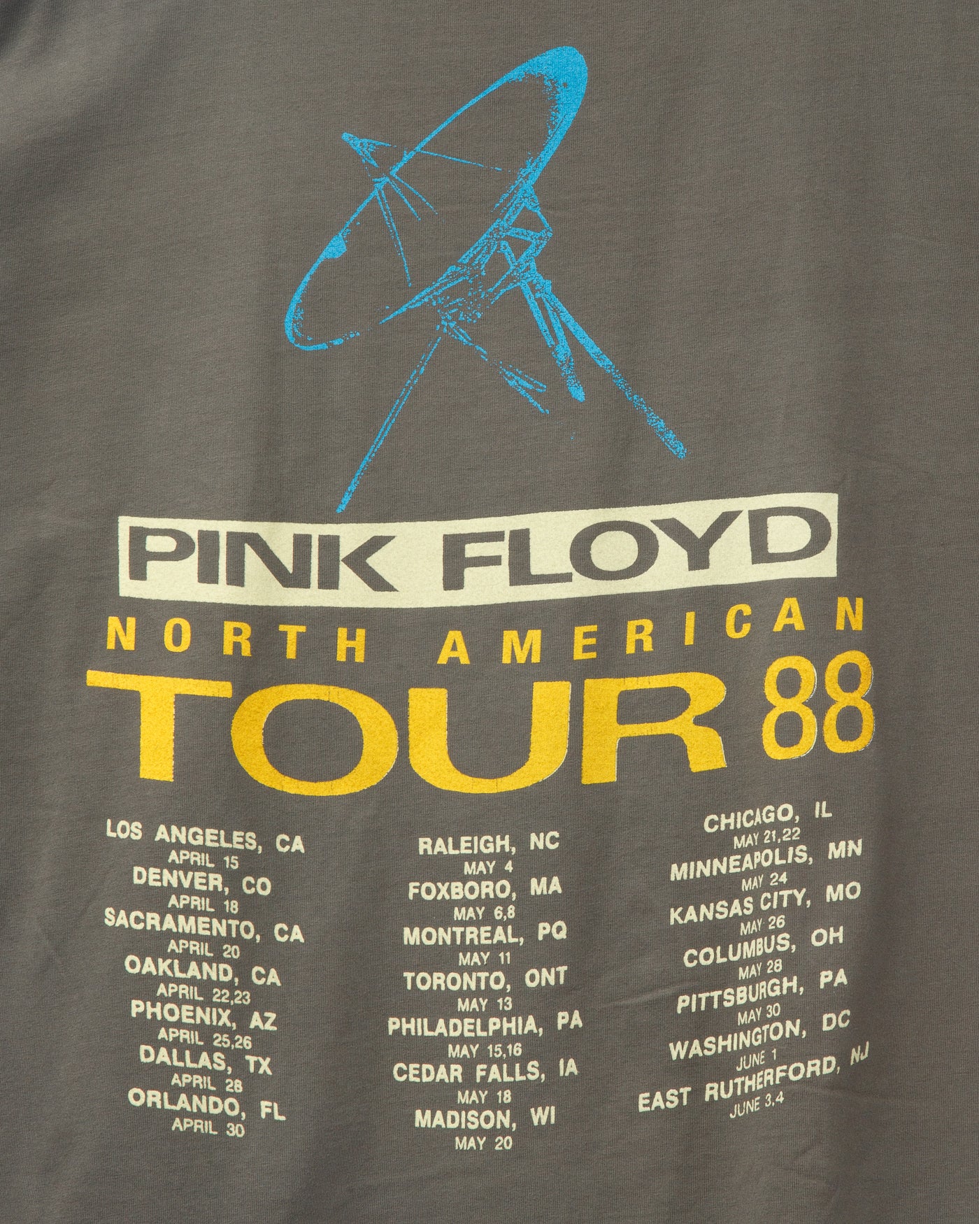 Pink Floyd North American Tour '88 Jersey Tee - Image 6