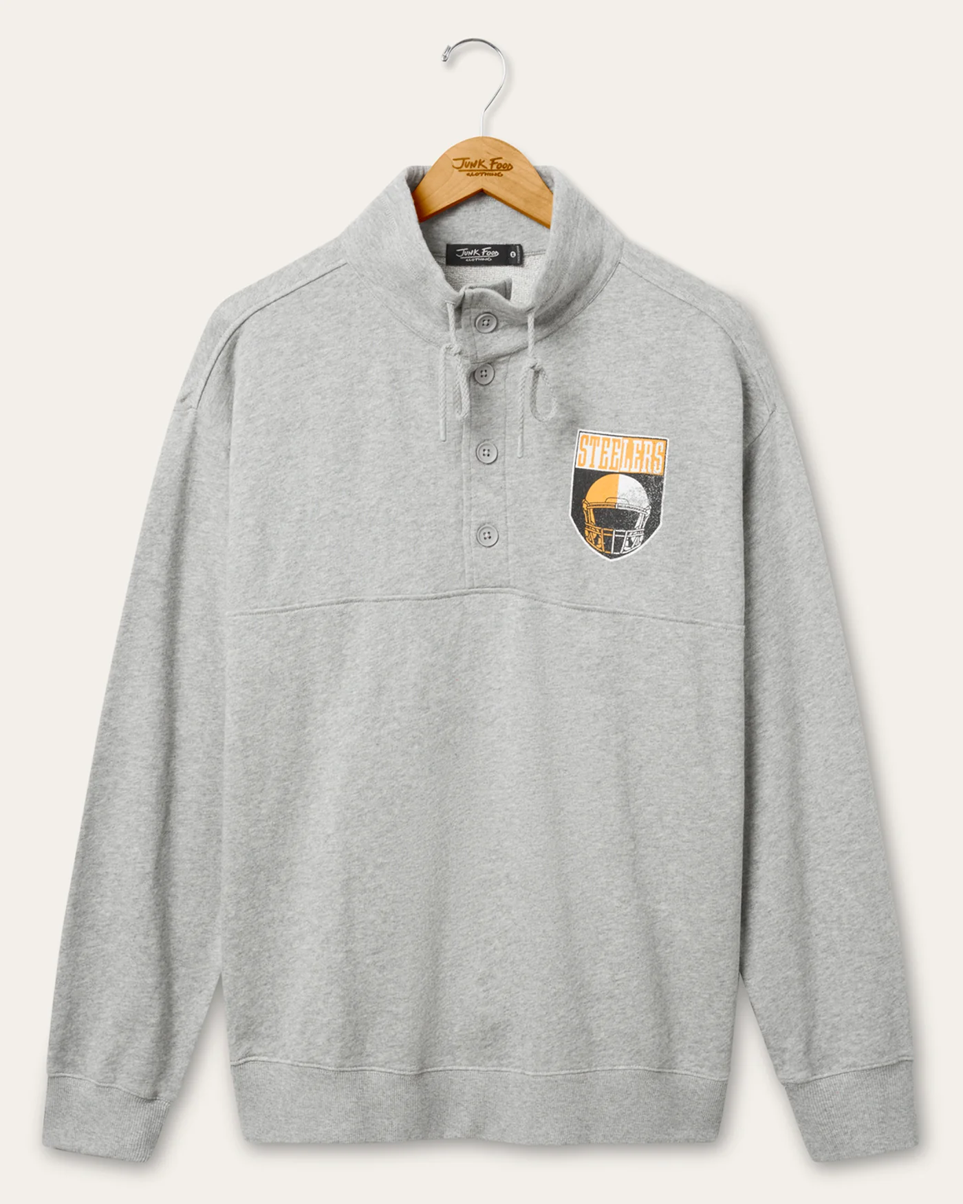 Pittsburgh Steelers Slant Button Up Fleece