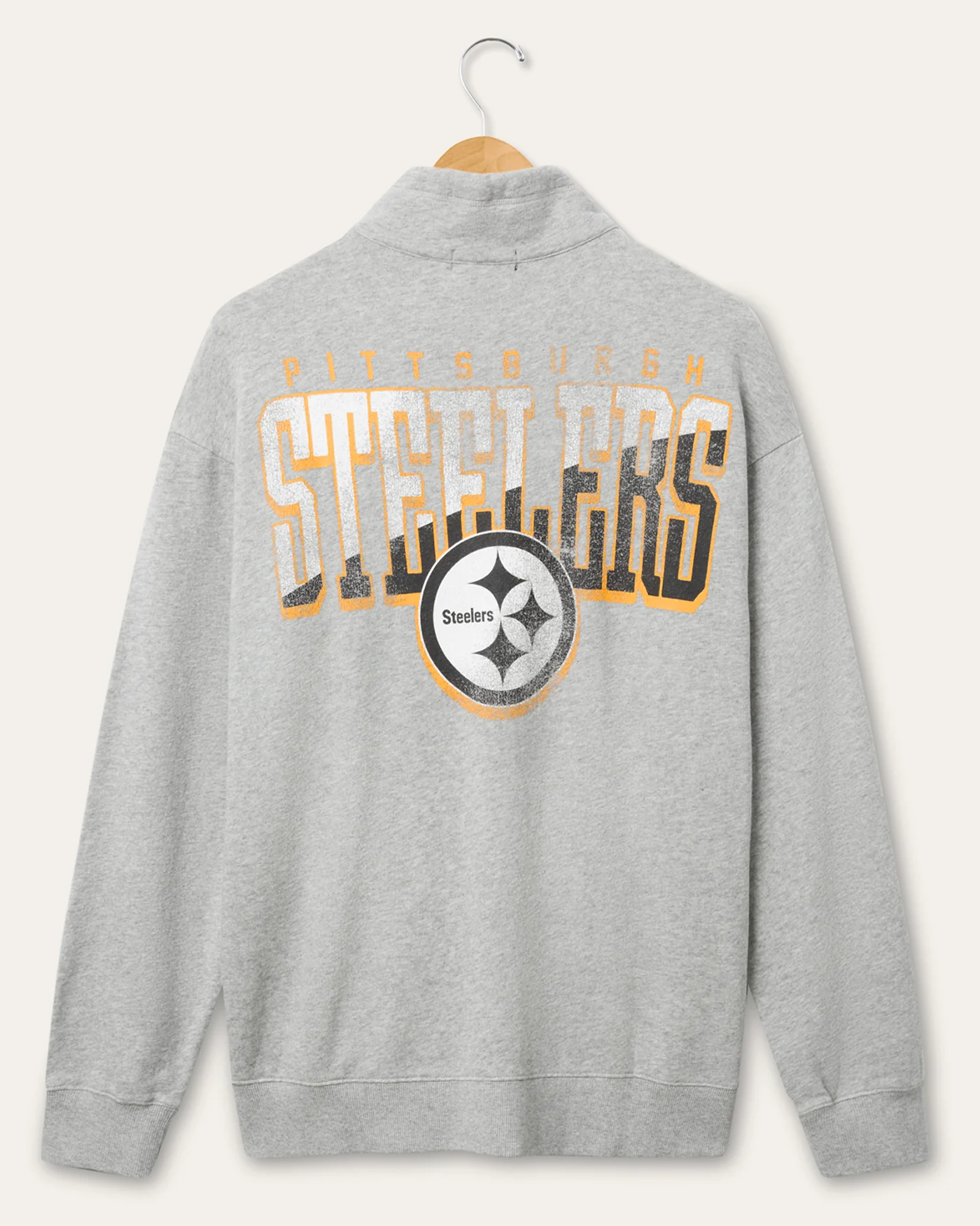 Pittsburgh Steelers Slant Button Up Fleece - Image 2