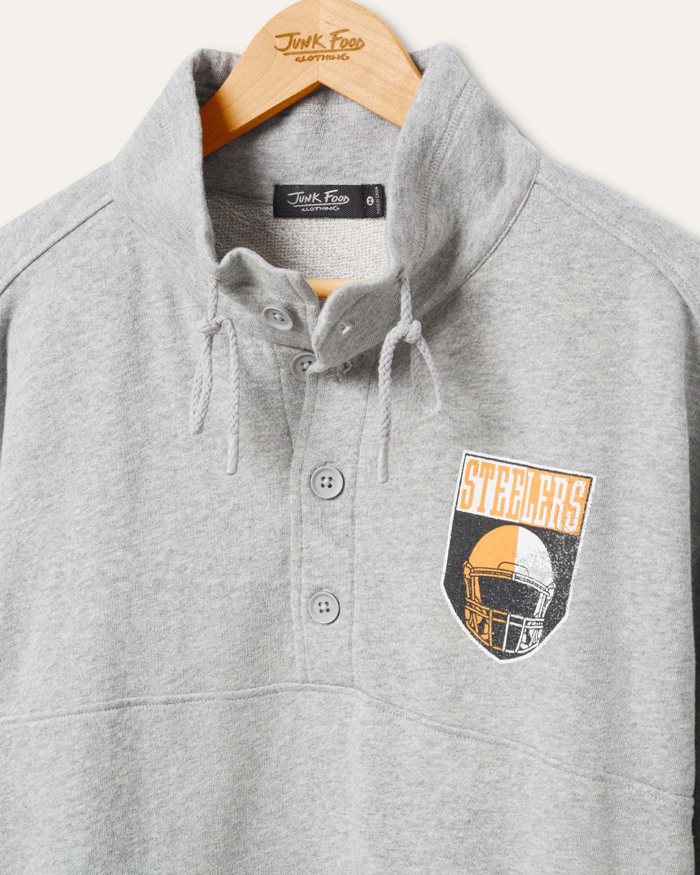 Pittsburgh Steelers Slant Button Up Fleece - Image 3