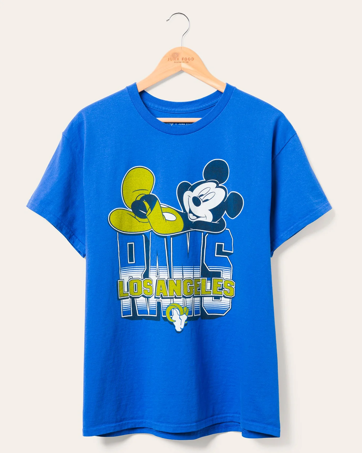 Los Angeles Rams Mickey Kick Back Tee