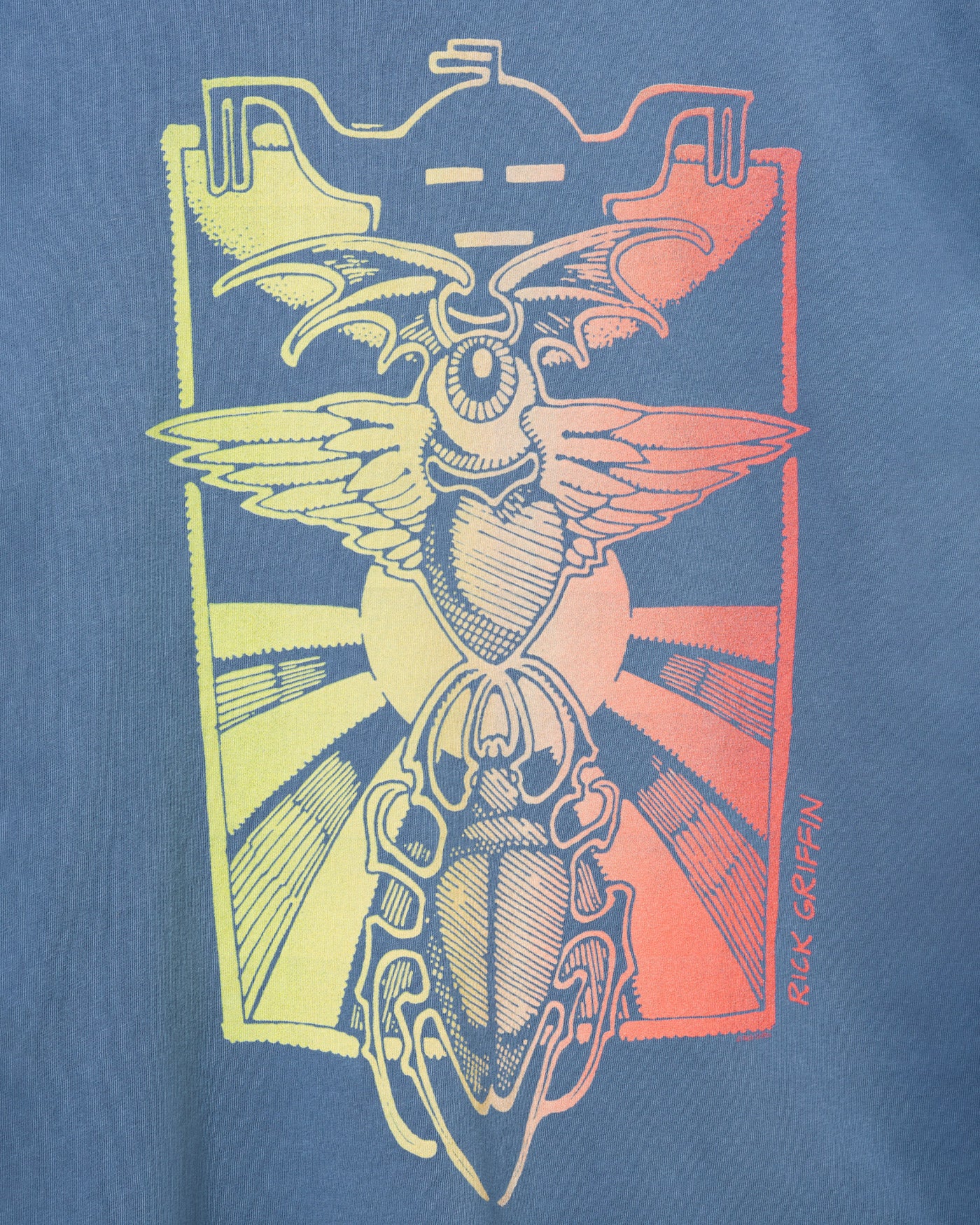 Rick Griffin Eye Heart Beetle Vintage Tee - Image 4