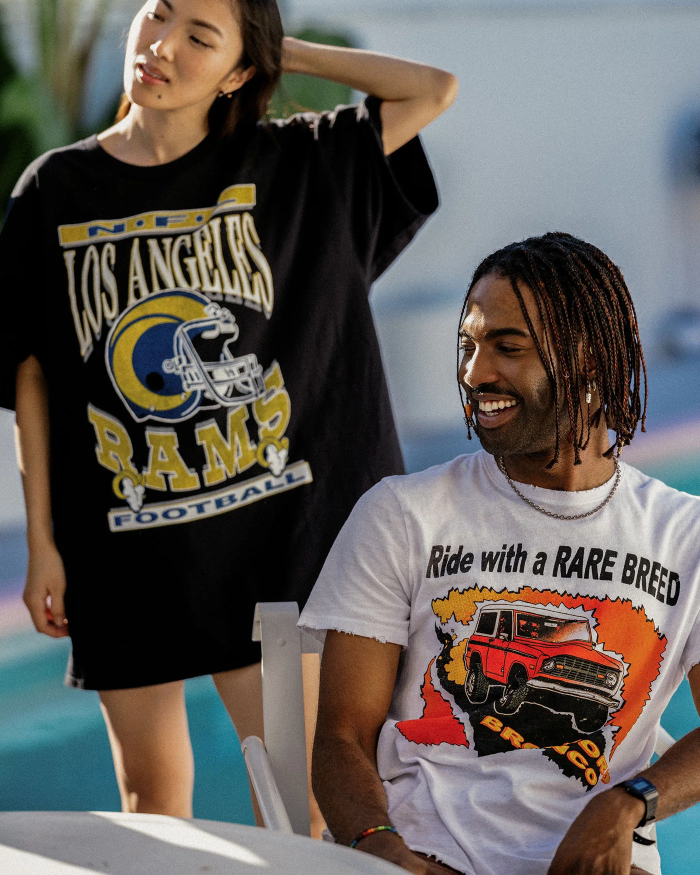 Ride With a Rare Breed Vintage Tee - Image 2