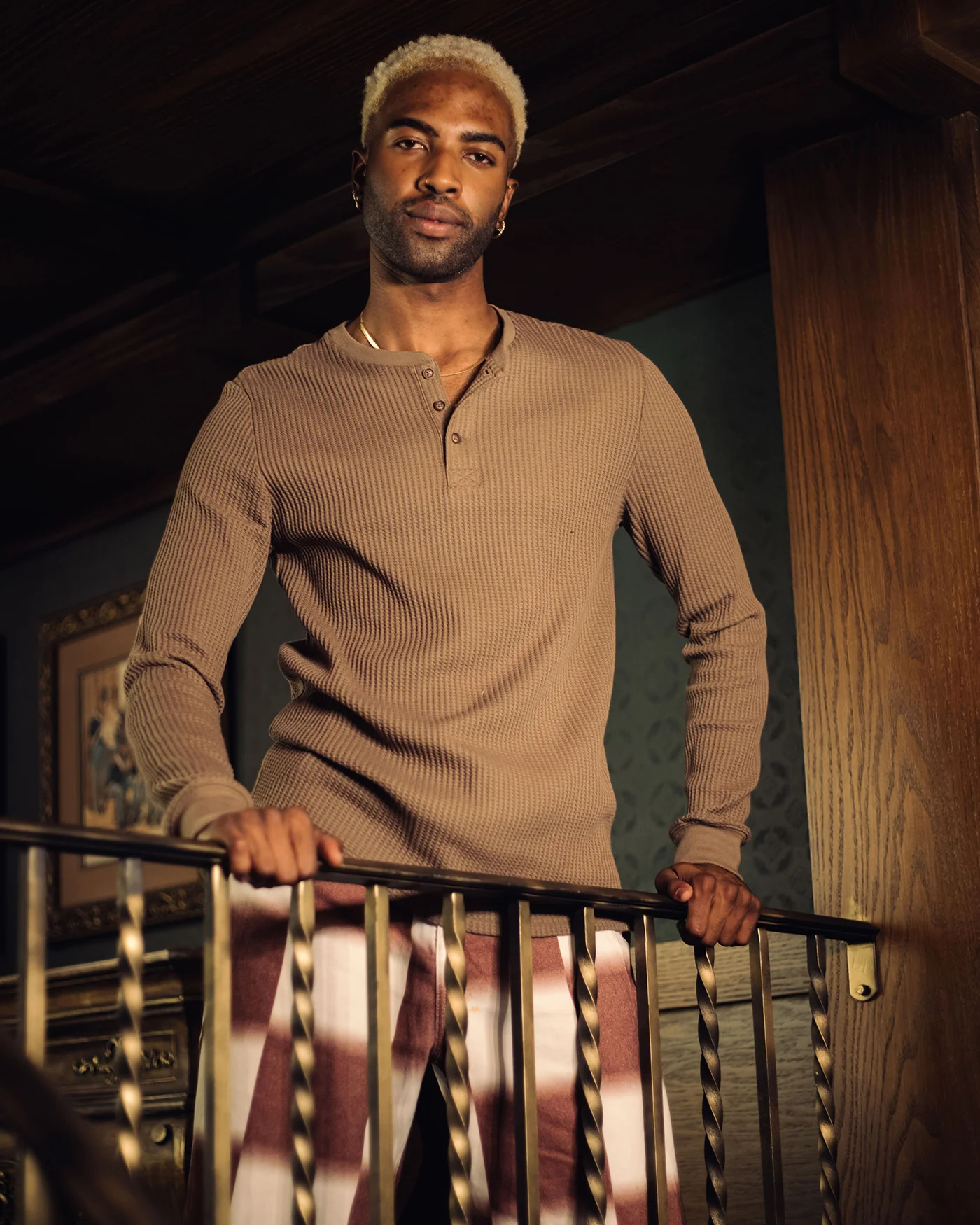 Men's Rider Thermal Henley - Image 3