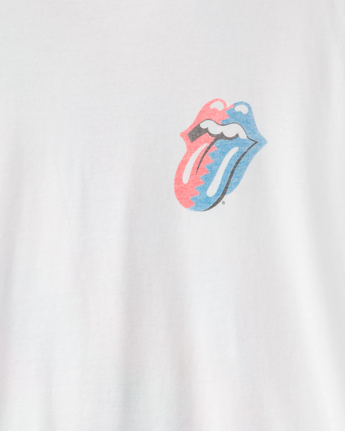 The Rolling Stones Checkered Hot Lips Oversized Tee - Image 6