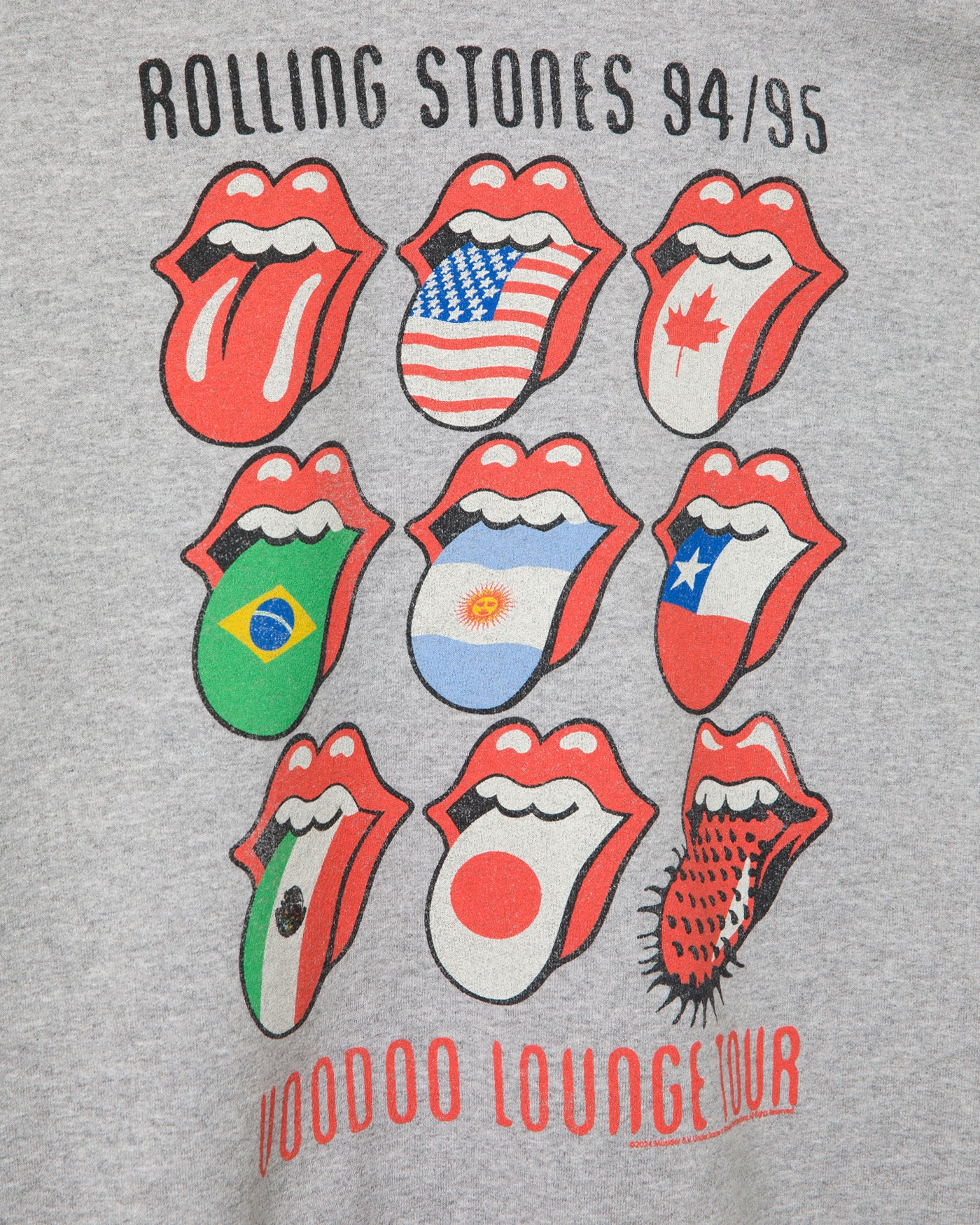 The Rolling Stones Voodoo Lounge Tour Flea Market Fleece - Image 5