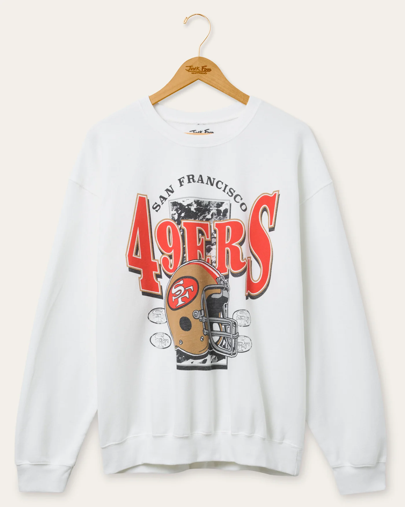 San Francisco 49ers Conversion Flea Market Crew Fleece