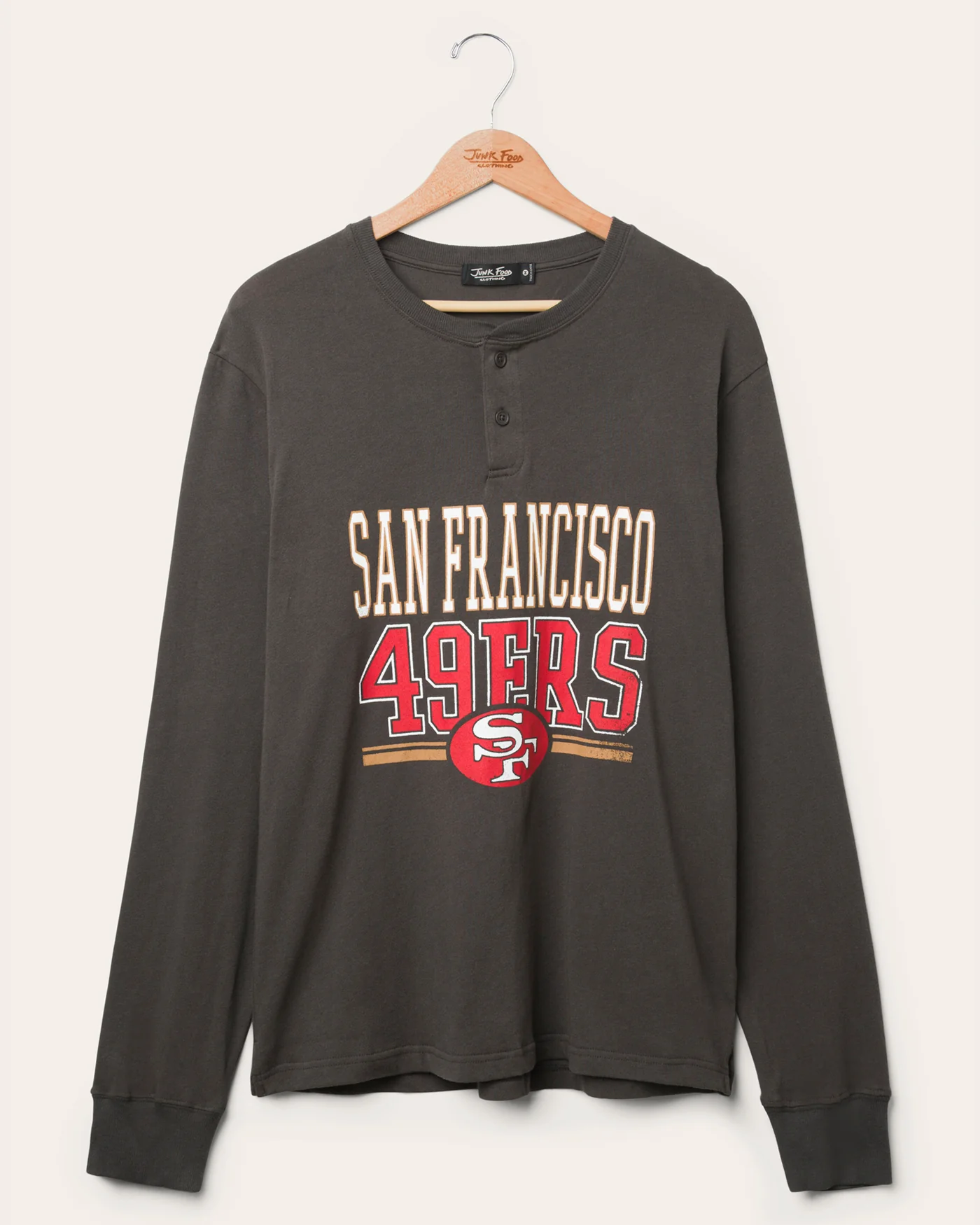 San Francisco 49ers Long Sleeve Henley