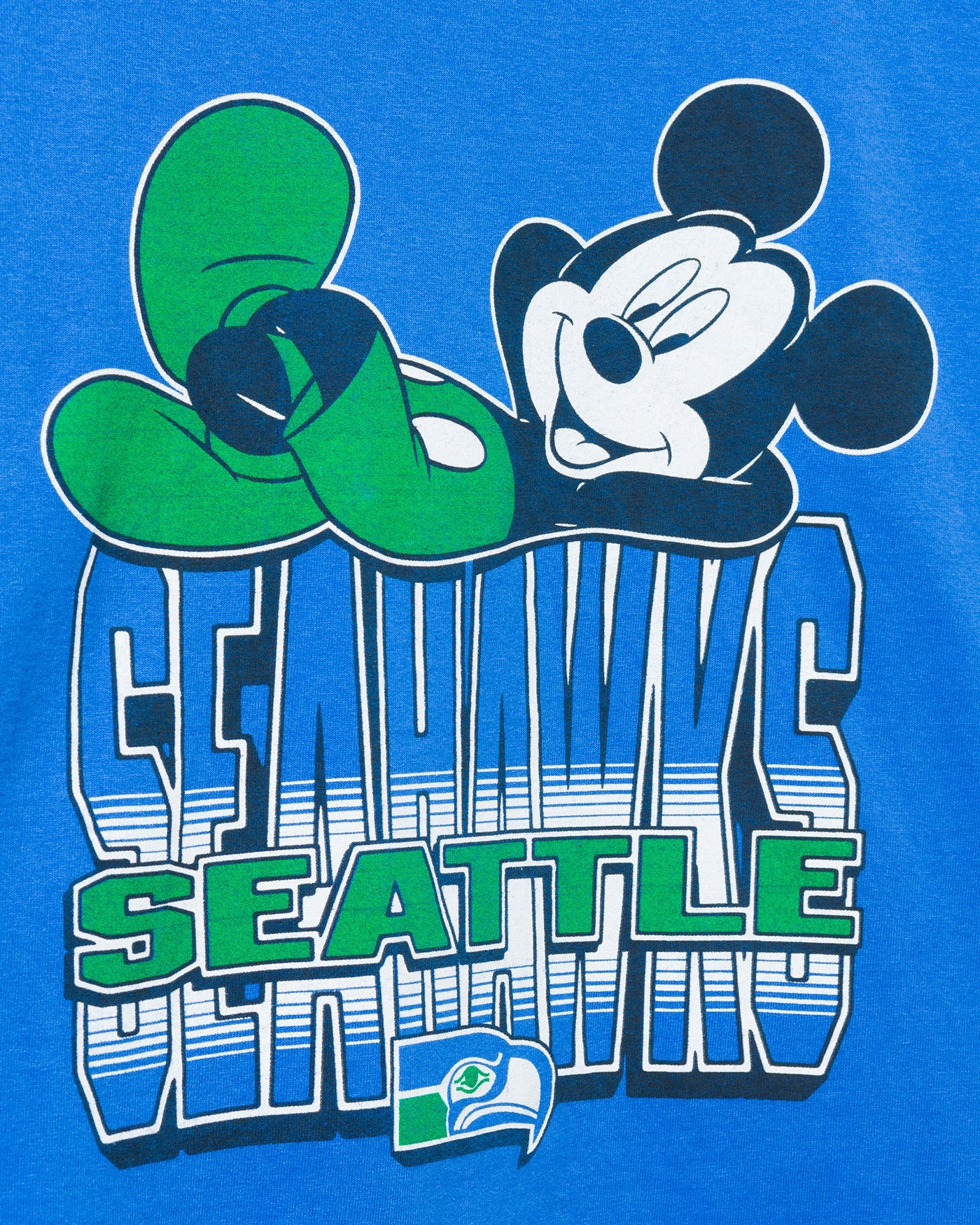 Seattle Seahawks Mickey Kick Back Tee - Image 3