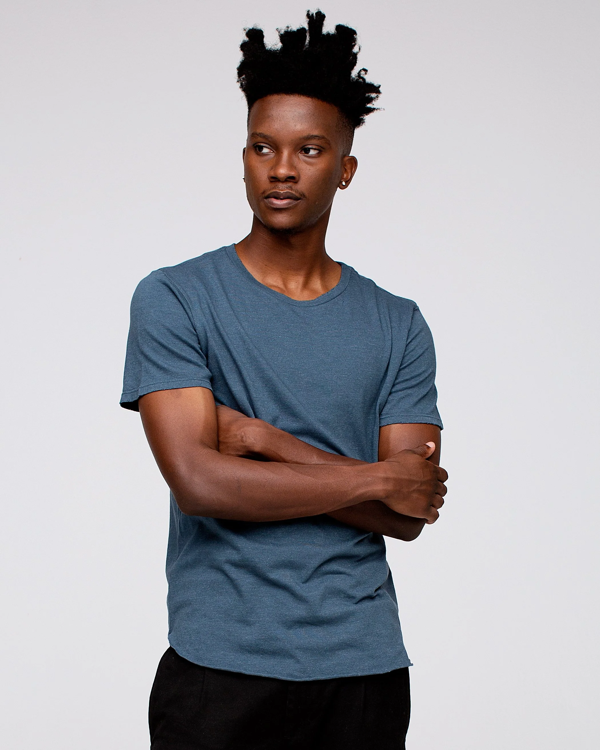Men's Shirt-Tail Tee - Image 2