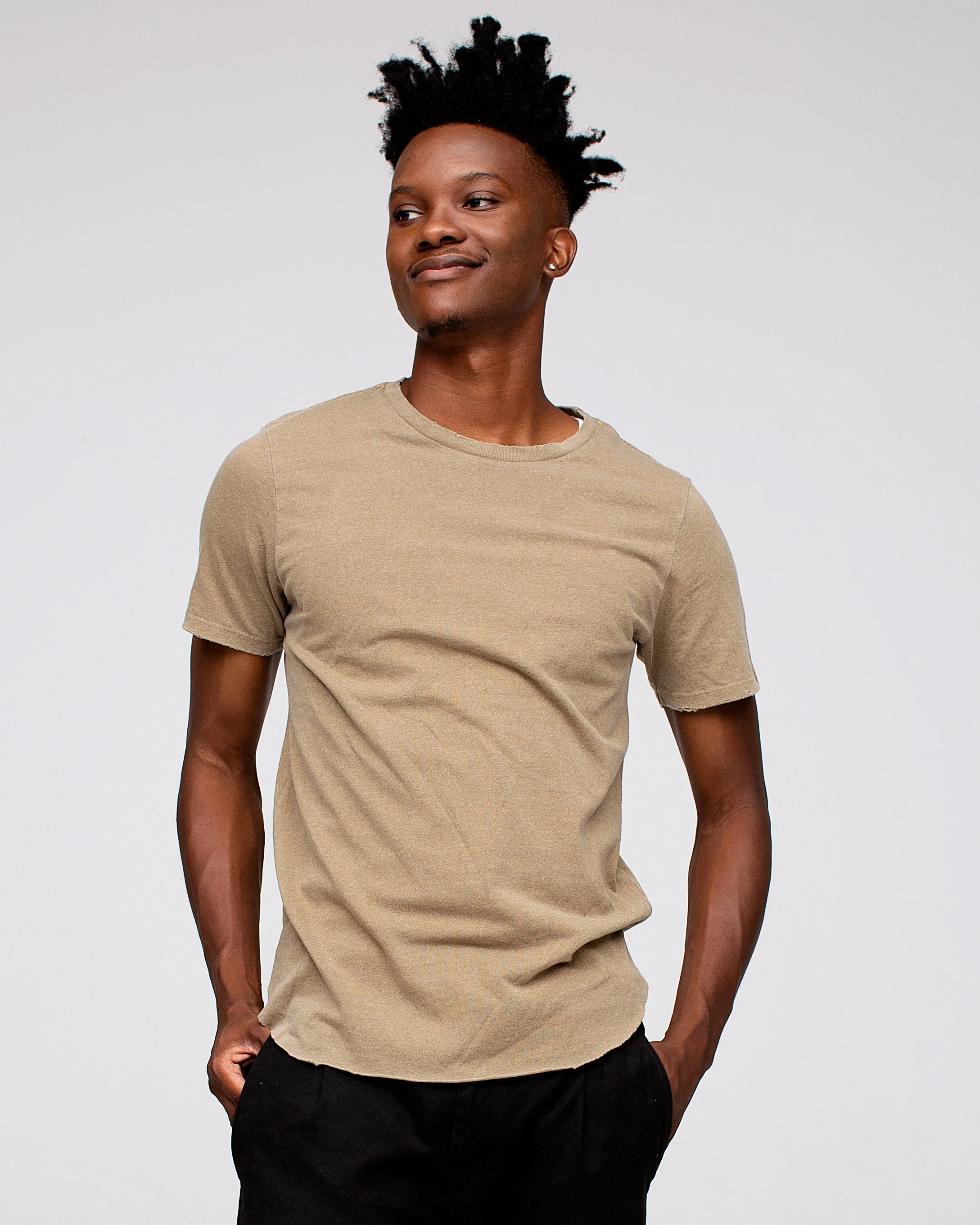 Men's Shirt-Tail Tee - Image 2