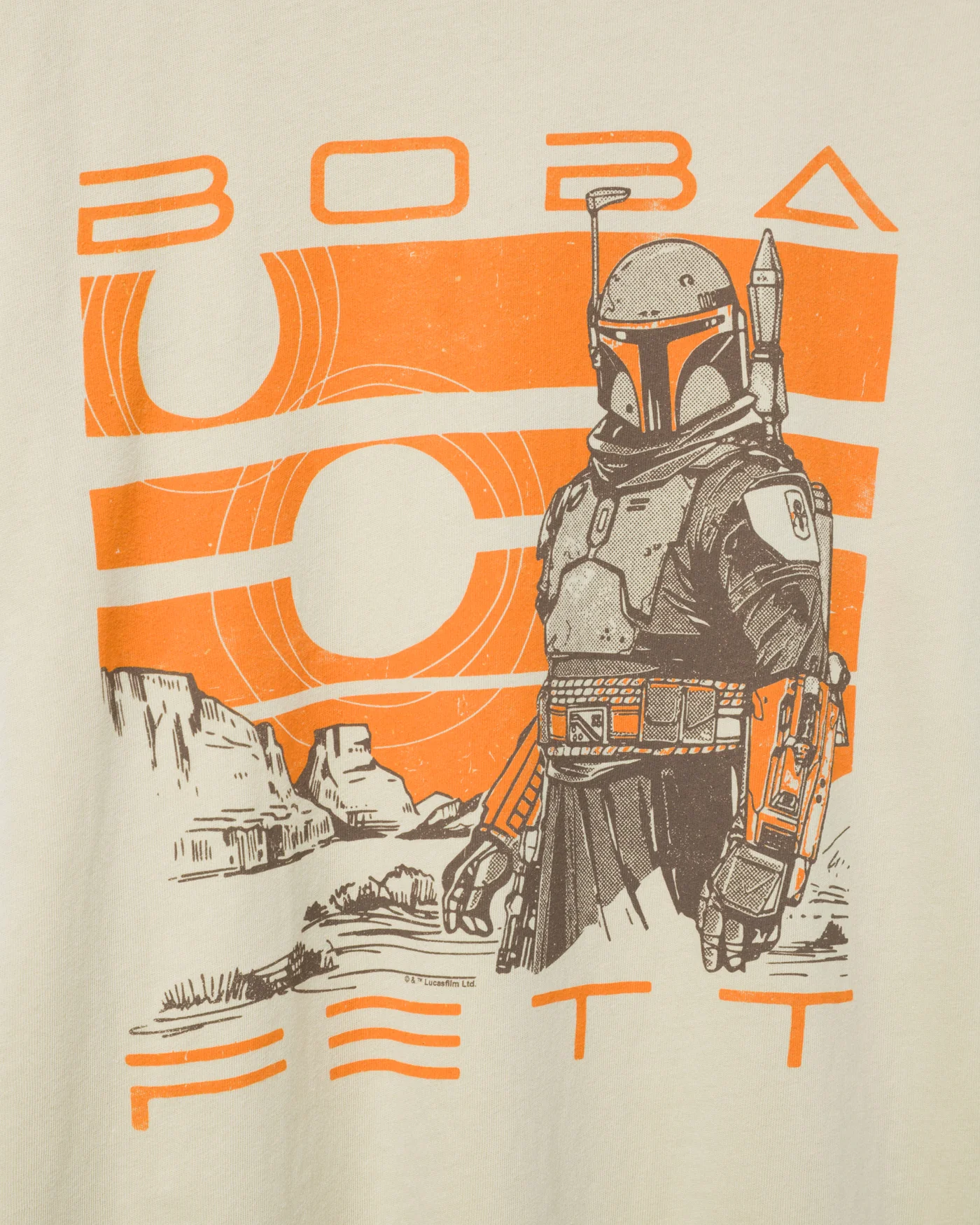 Star Wars™ Boba Fett Vintage Tee - Image 3