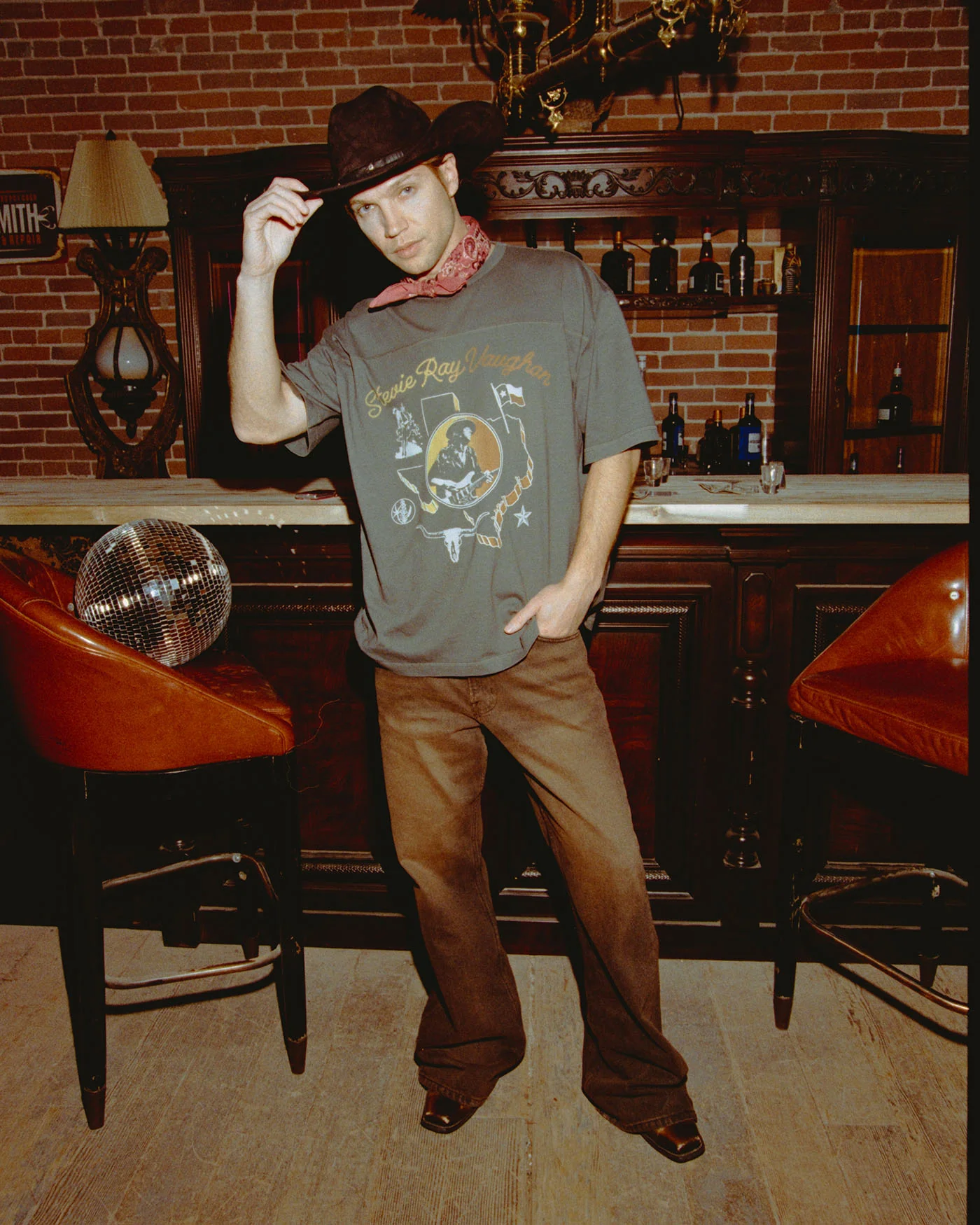 Stevie Ray Vaughan Texas Jersey Tee - Image 3