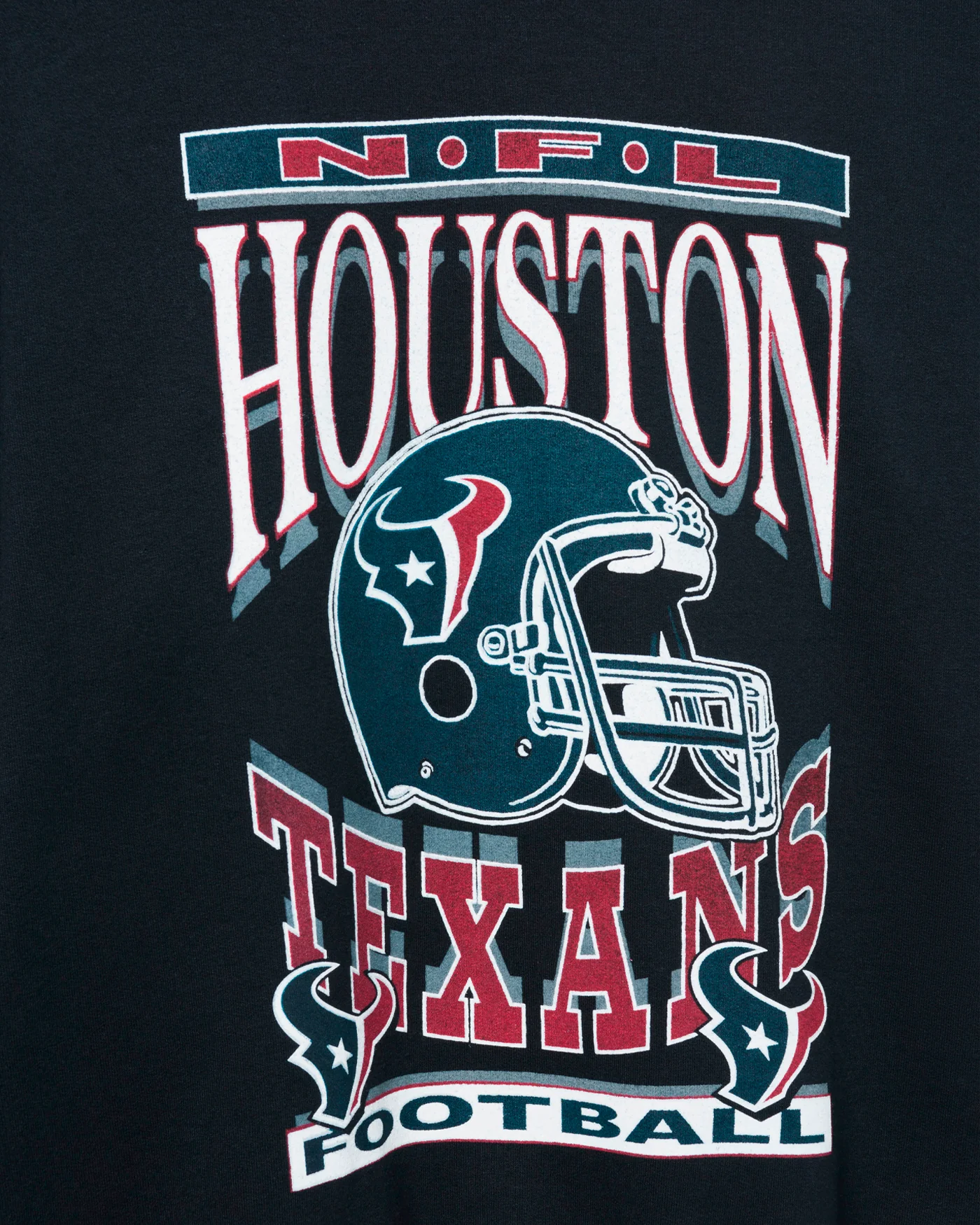 Houston Texans Helmet Flea Market Crew Fleece - Image 4