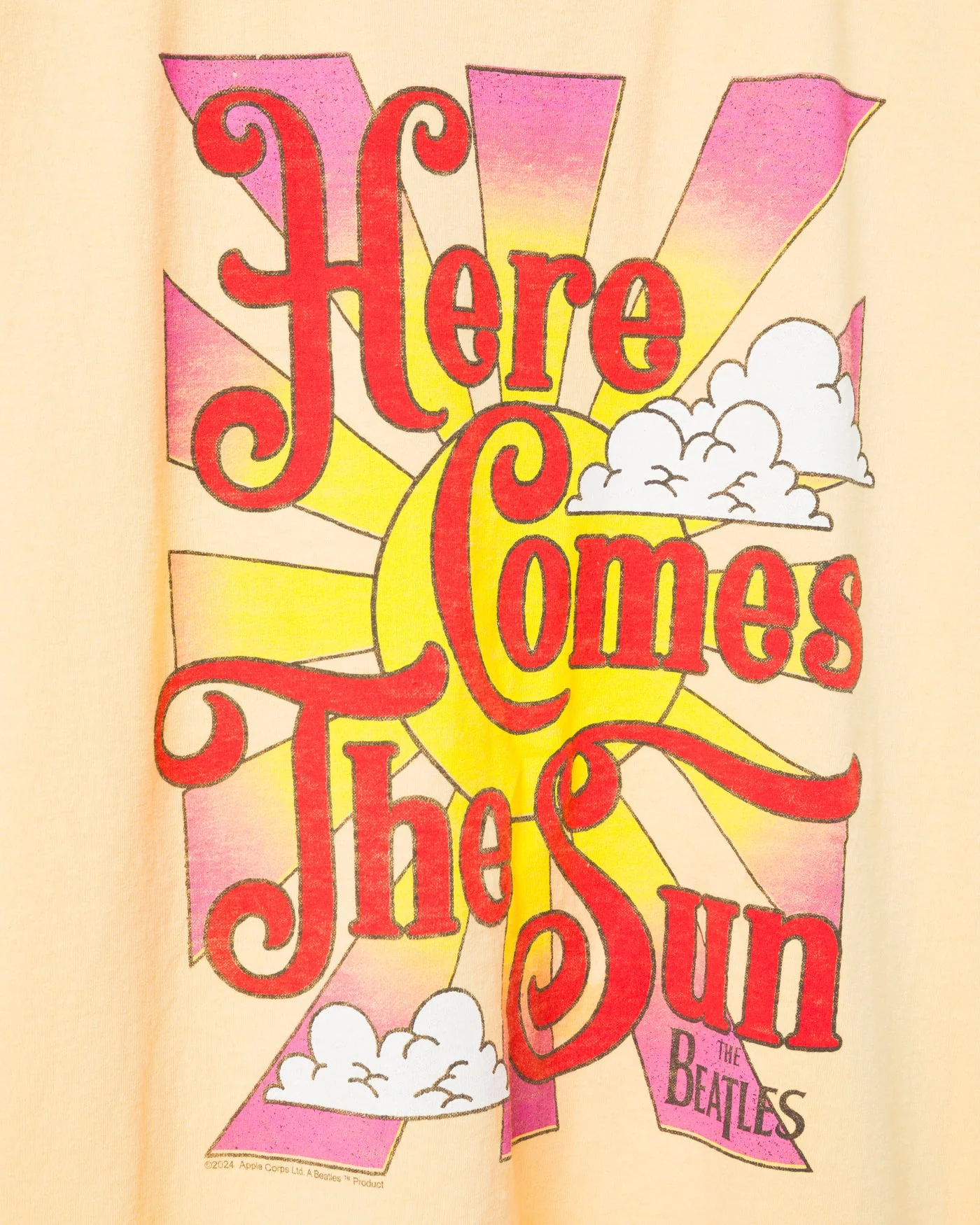The Beatles Here Comes The Sun Flea Market Tee - Image 5