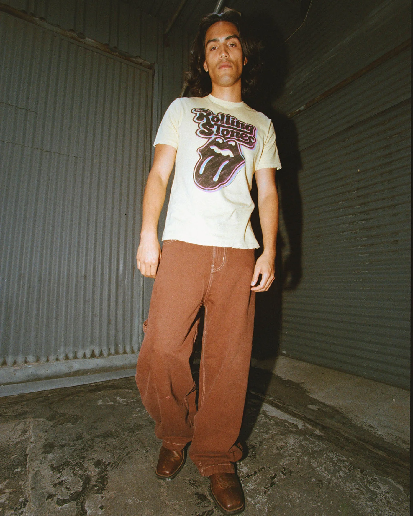The Rolling Stones Logo Vintage Tee - Image 2