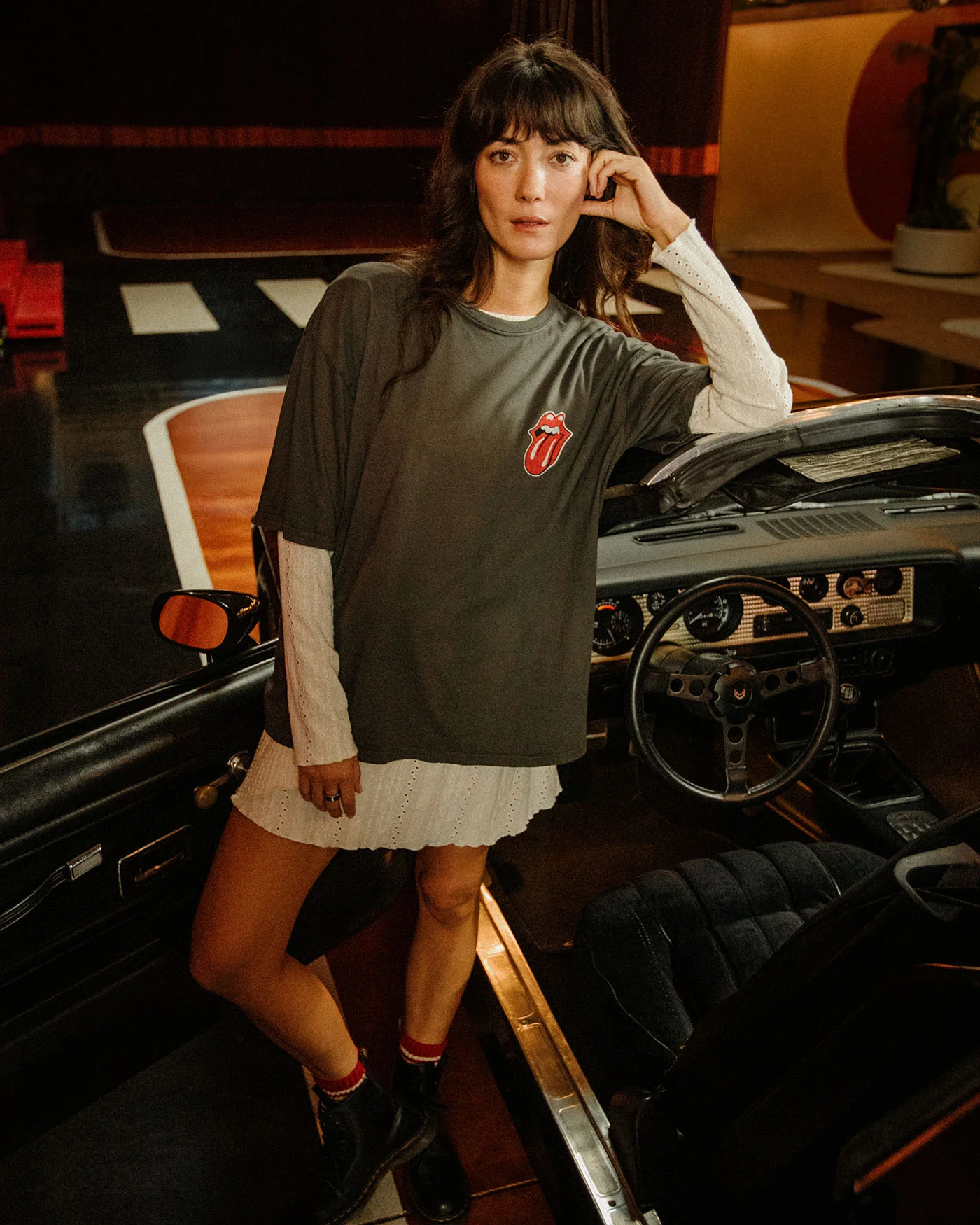 The Rolling Stones UK Flag Oversized Tee - Image 3