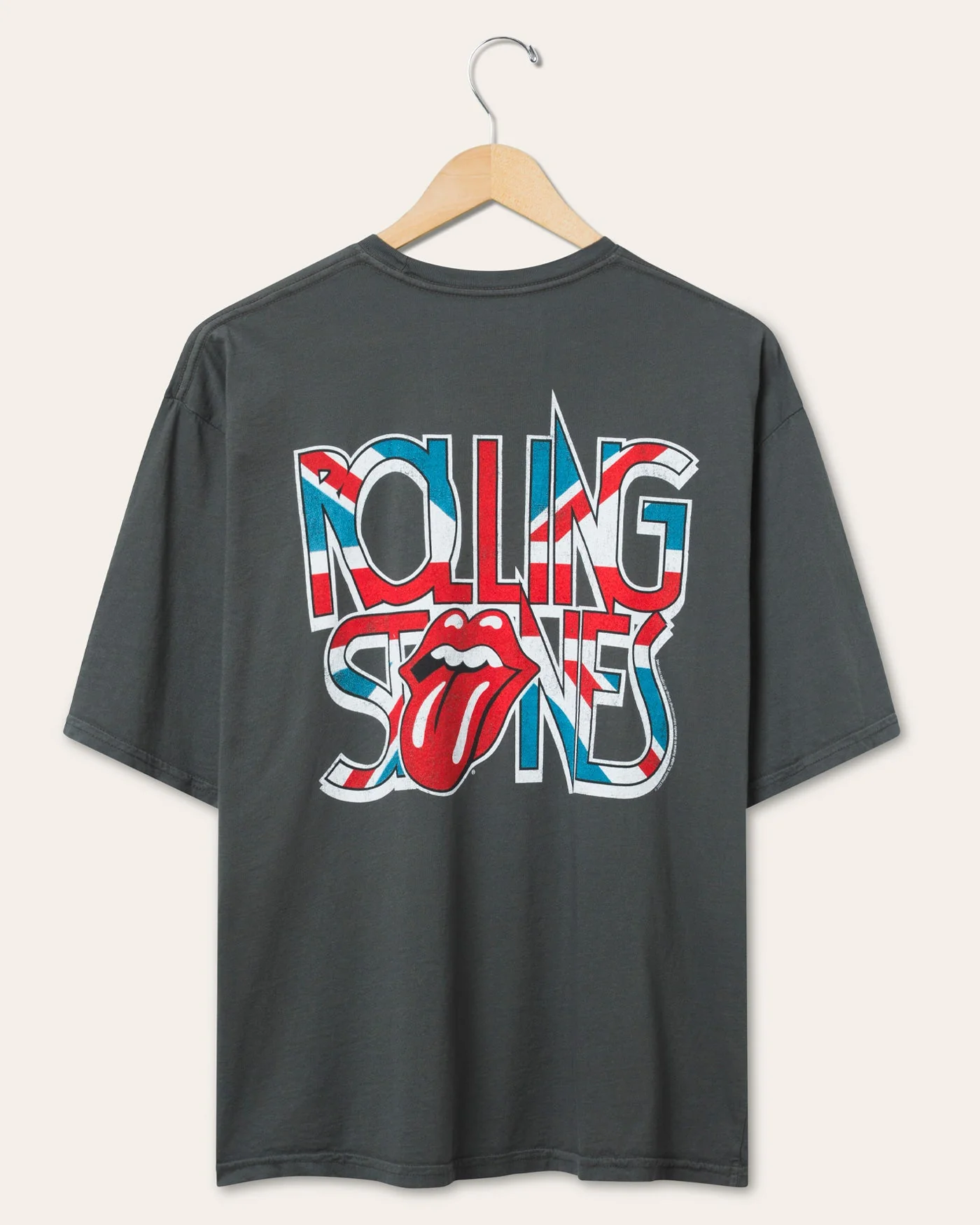The Rolling Stones UK Flag Oversized Tee - Image 4