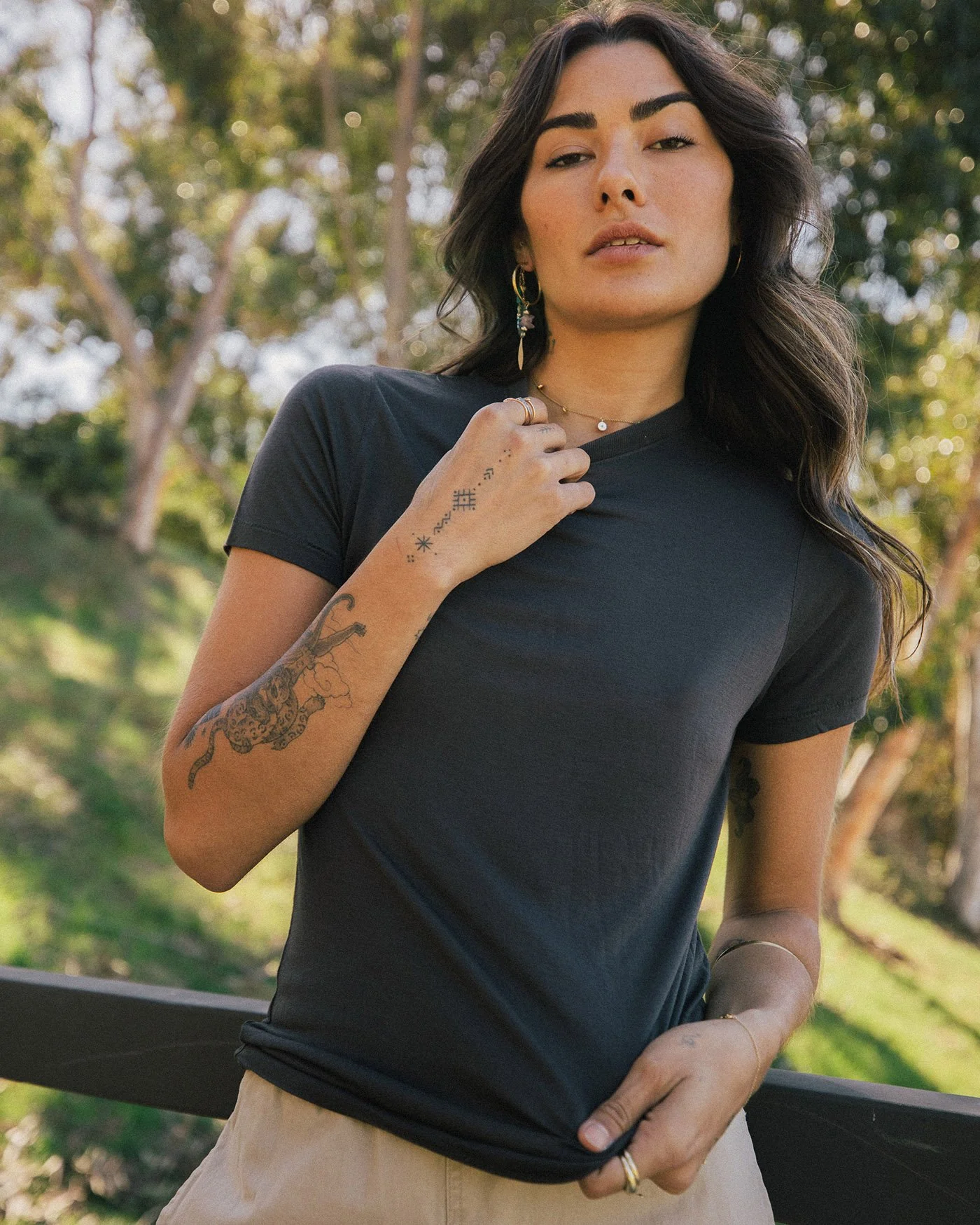 Women's Vintage Tissue Tee - Image 4