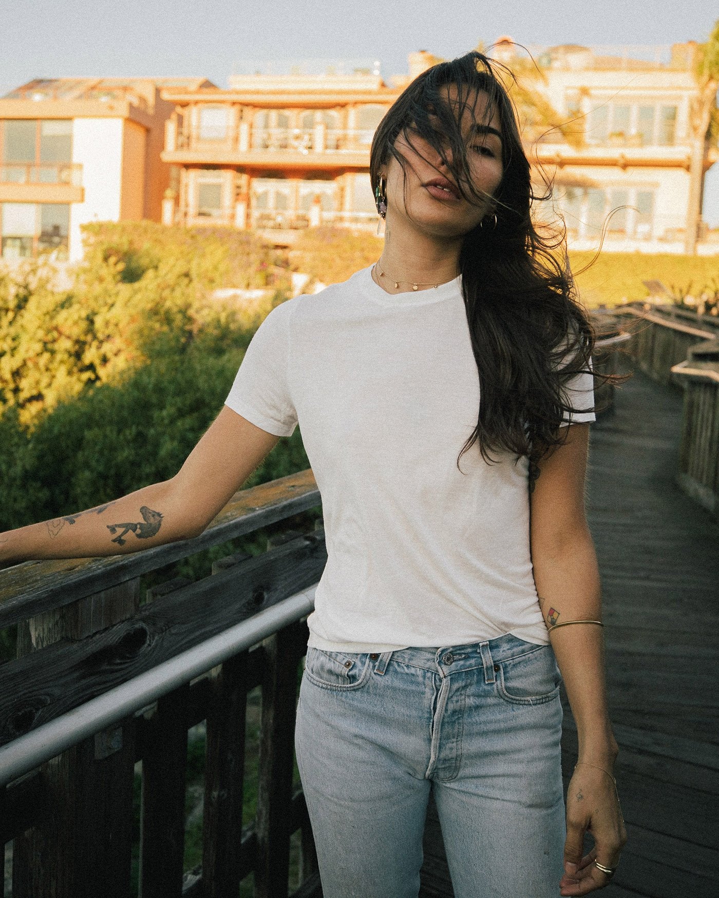 Women's Vintage Tissue Tee - Image 3