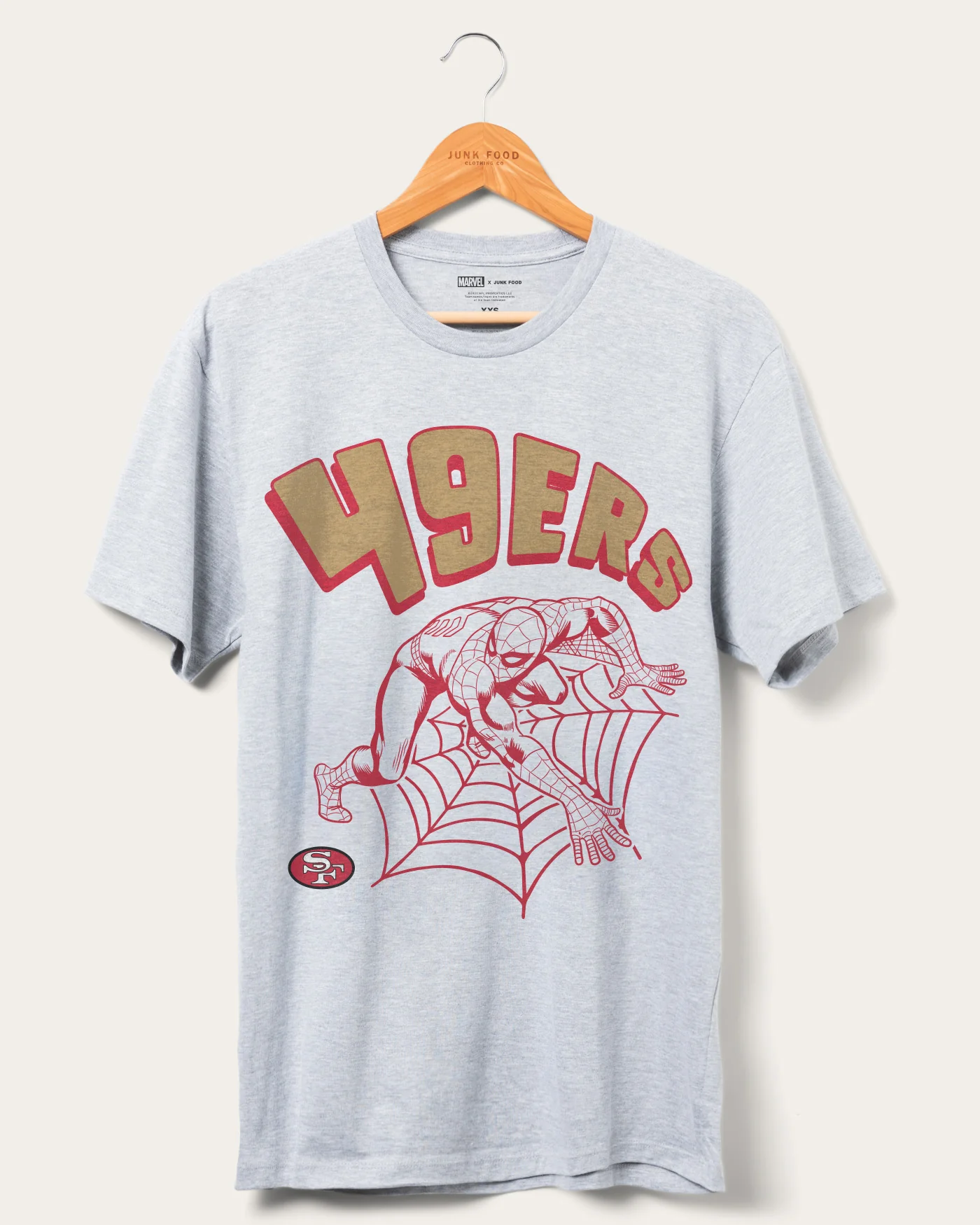 49ers Spider-Man Web Slinger Tee