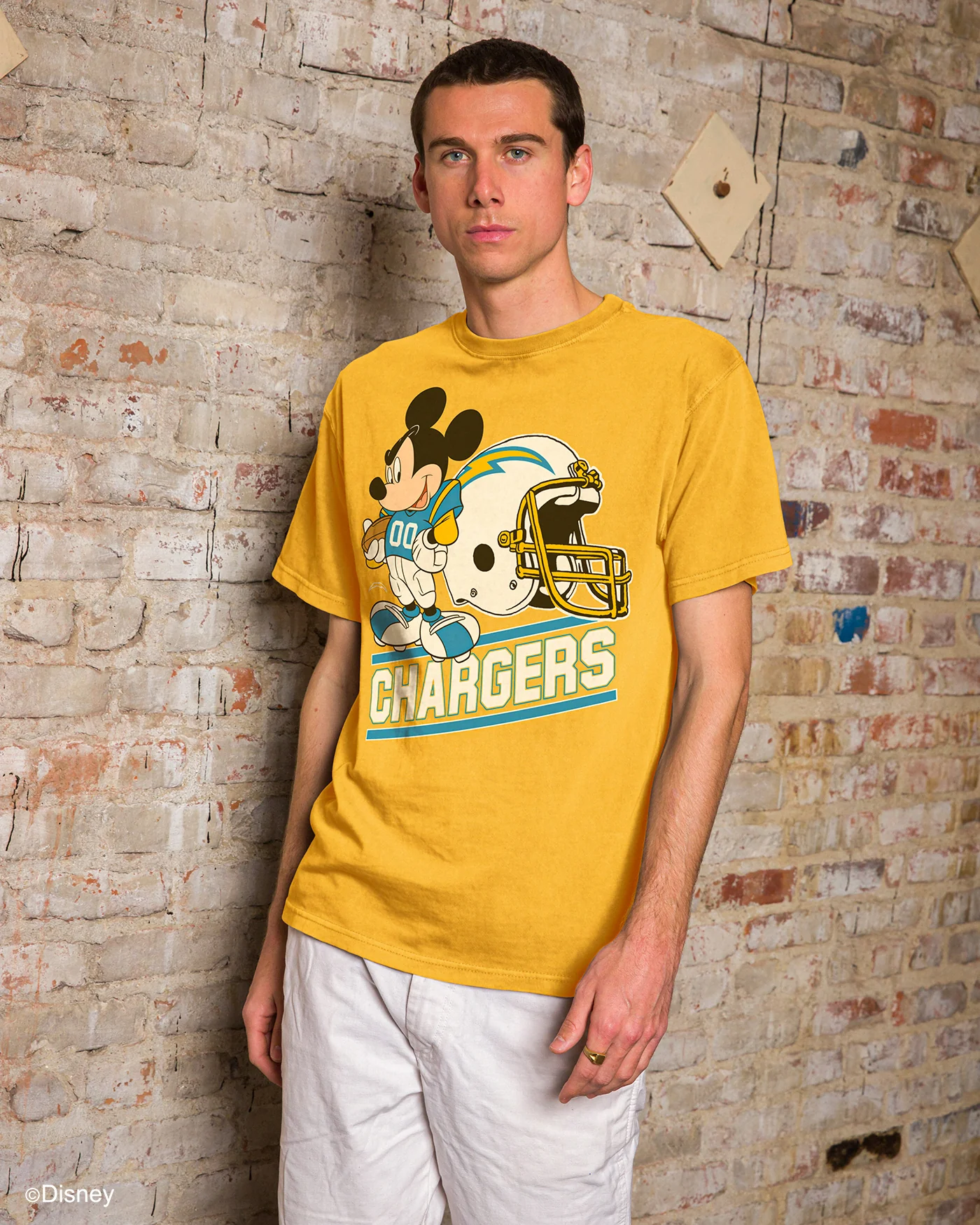 Chargers Disney Mickey Came to Play Fan Tee - Image 2