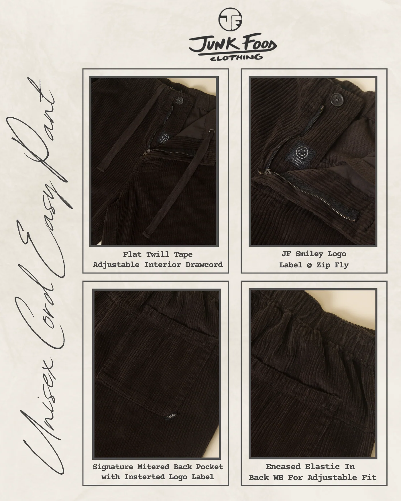Unisex Corduroy Easy Pant - Image 11