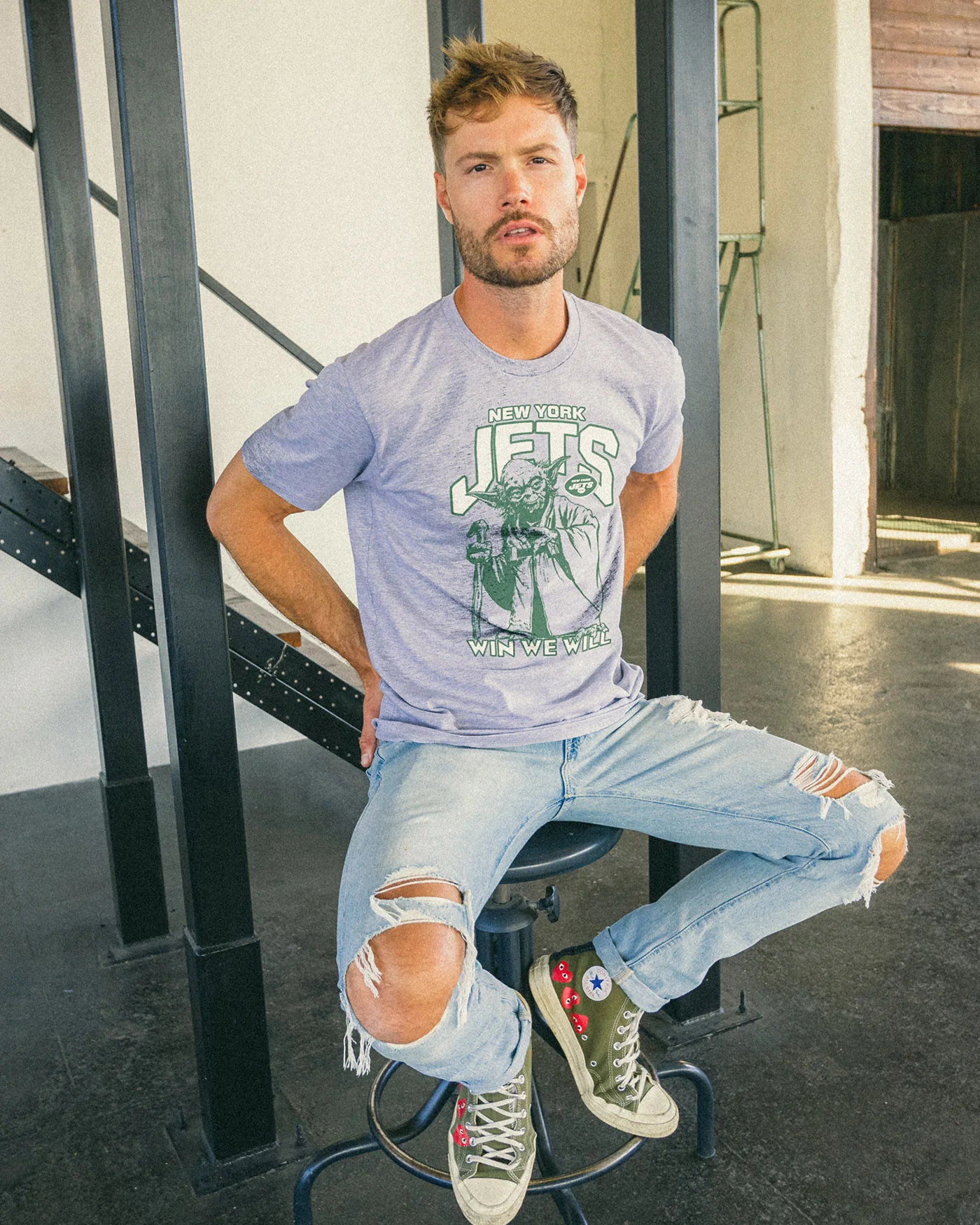 Jets Star Wars��� Yoda��� Win We Will Tee - Image 2