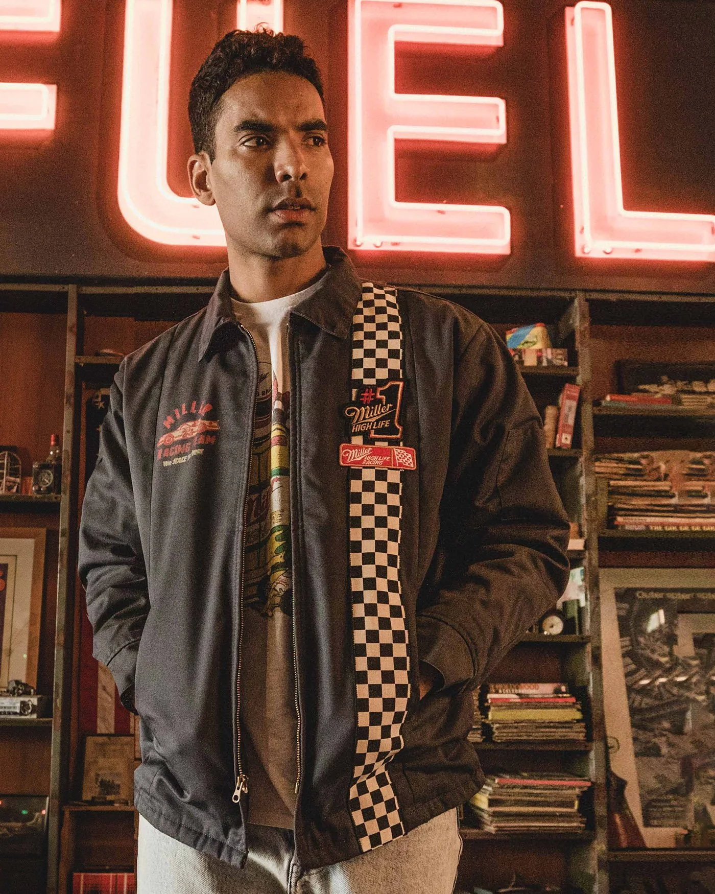 Limited-Edition Miller High Life Racing Pit Crew Vintage Revival Jacket - Image 7