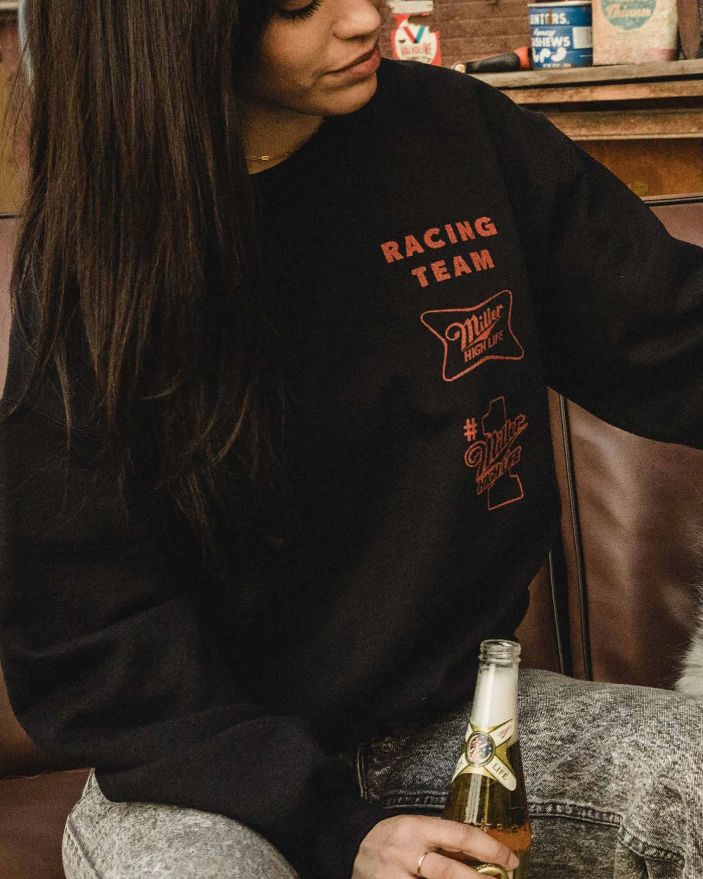 Unisex Miller High Life Racing Pit Flea Market Fleece - Image 5