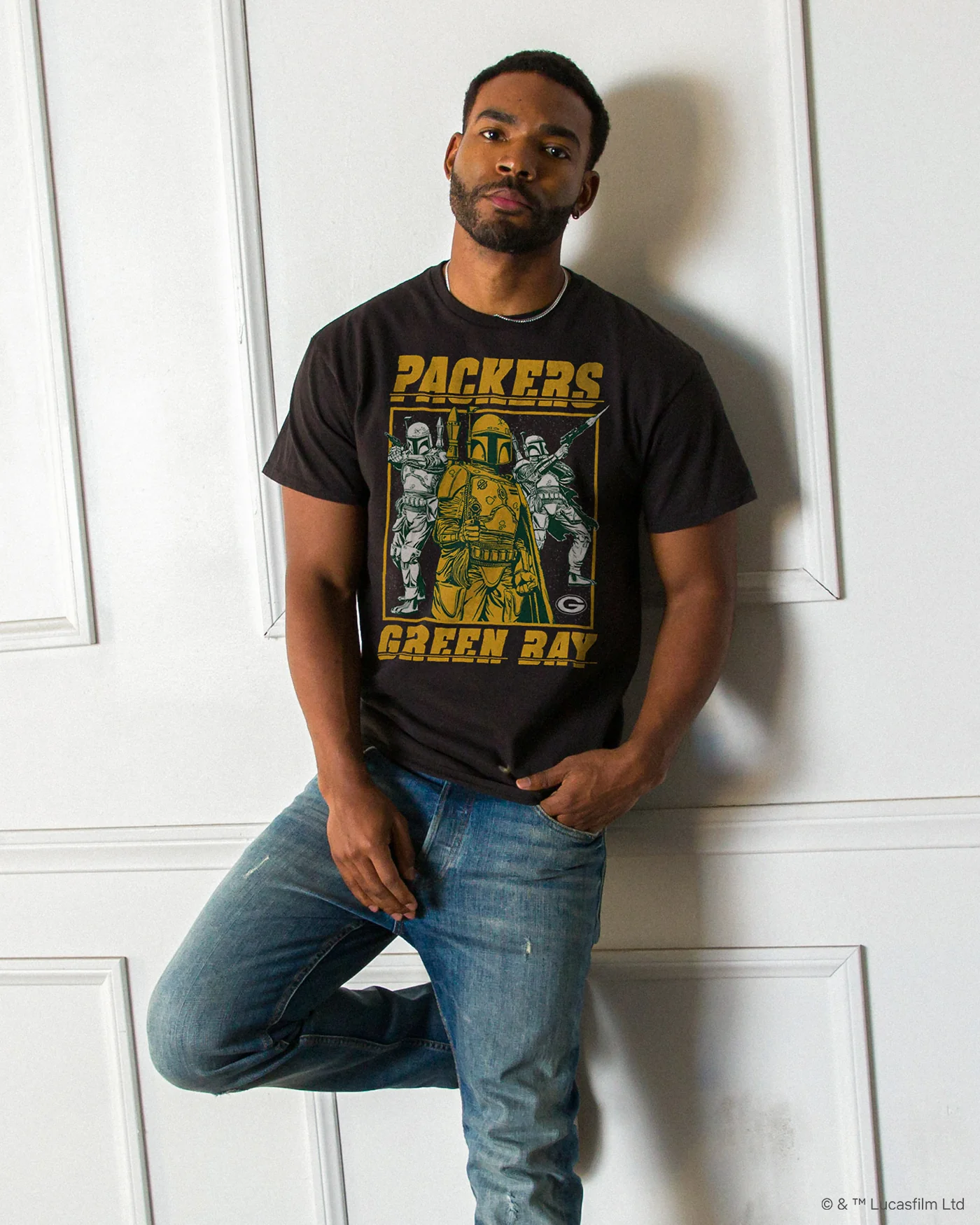 Packers Star Wars™ Boba Fett Showdown Fan Tee - Image 2