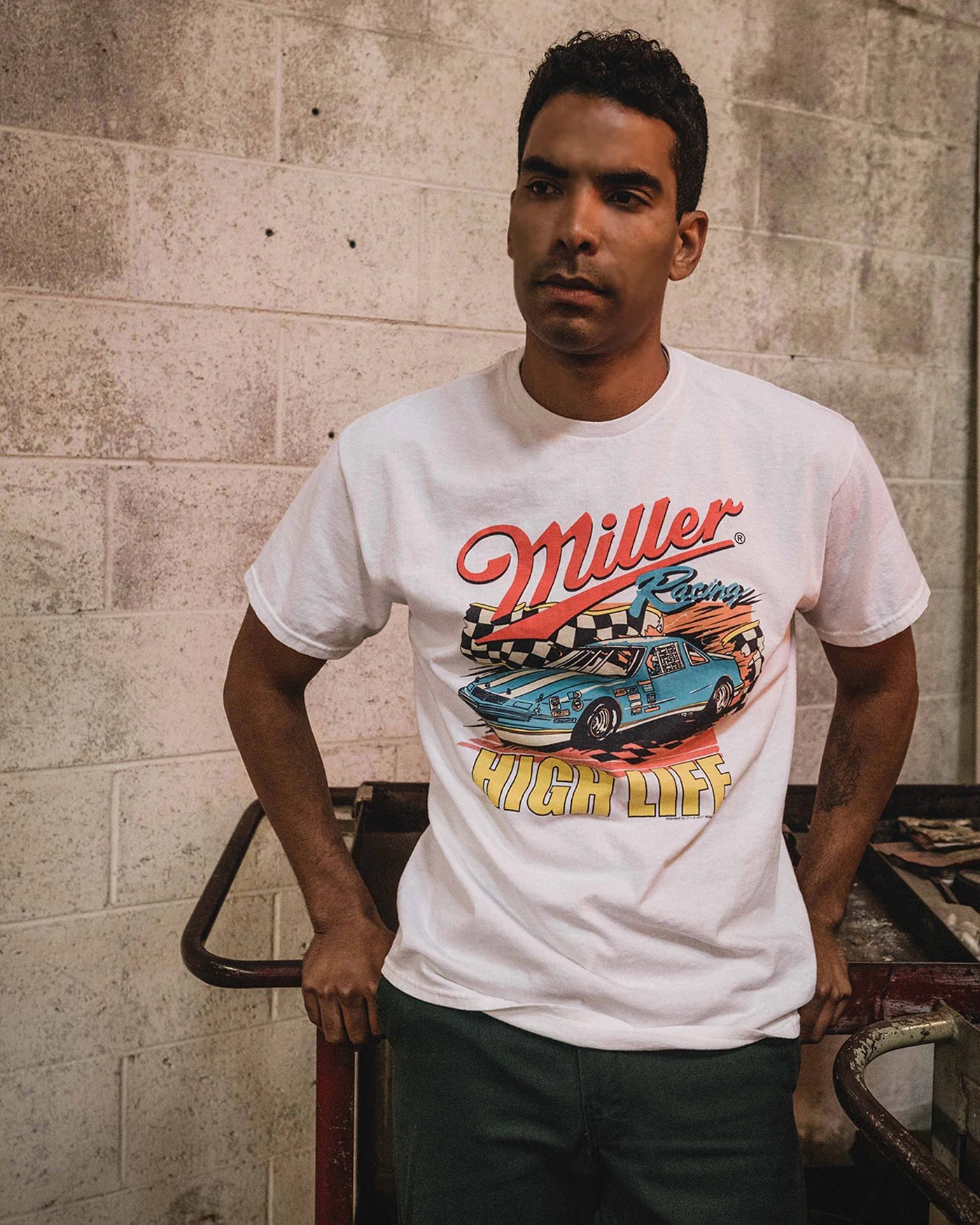 Unisex Miller High Life Racing Flea Market Tee - Image 3