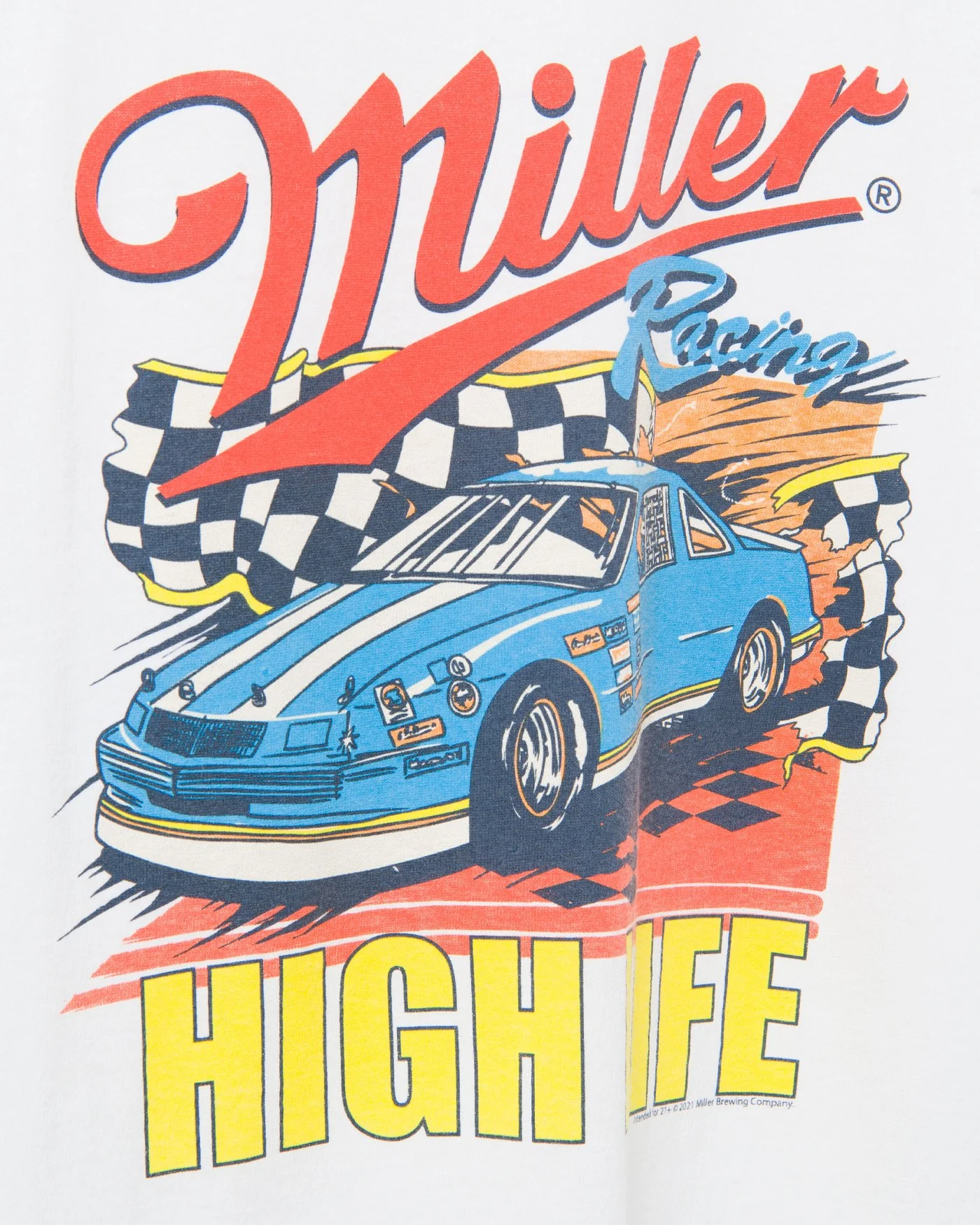 Unisex Miller High Life Racing Flea Market Tee - Image 5