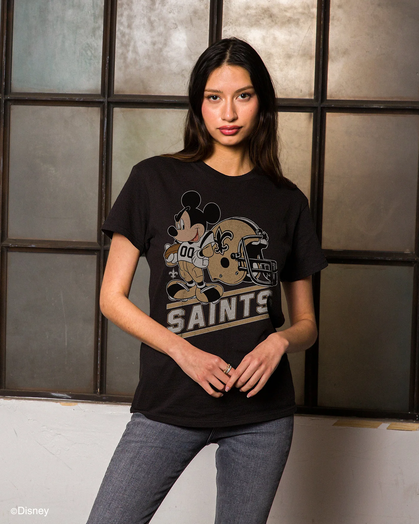 Saints Disney Mickey Came to Play Fan Tee - Image 2