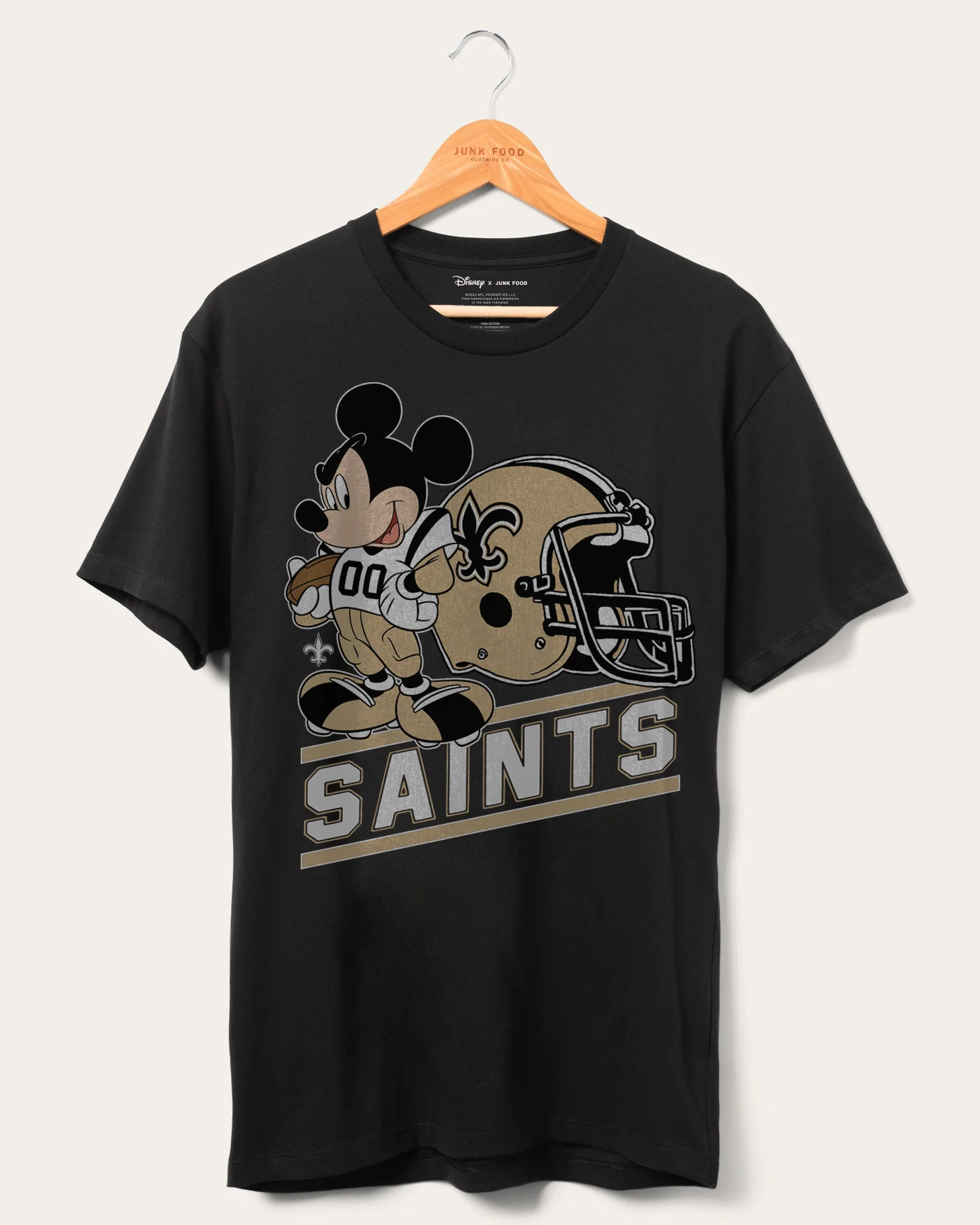 Saints Disney Mickey Came to Play Fan Tee - Image 3