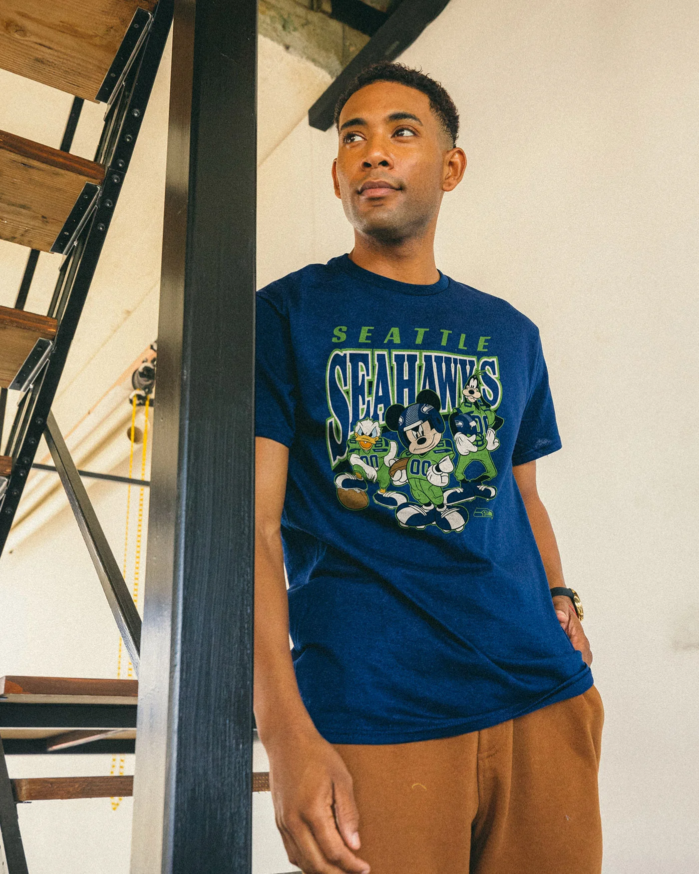 Seahawks Disney Huddle Up Tee - Image 2