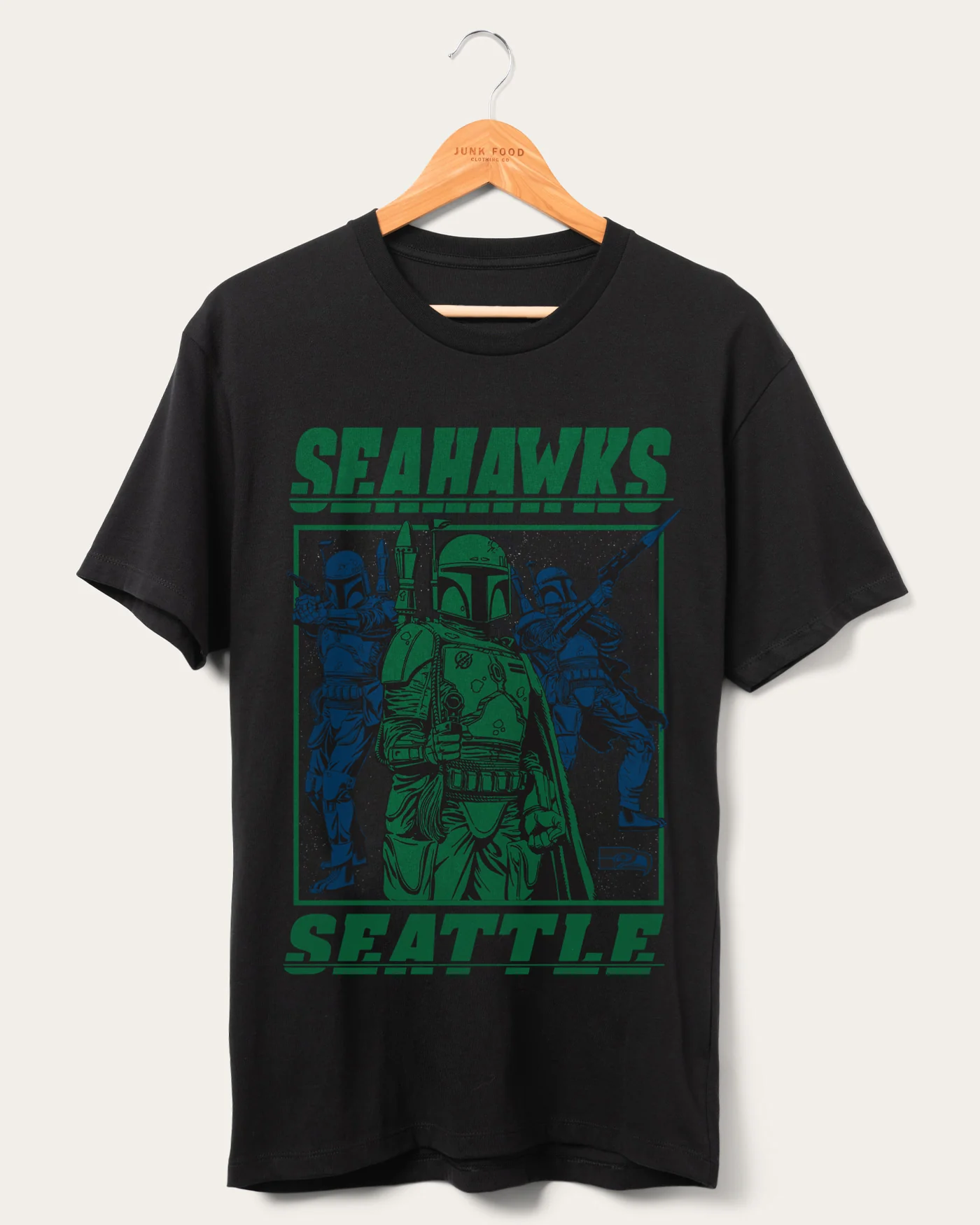 Seahawks Star Wars™ Boba Fett Showdown Fan Tee - Image 3