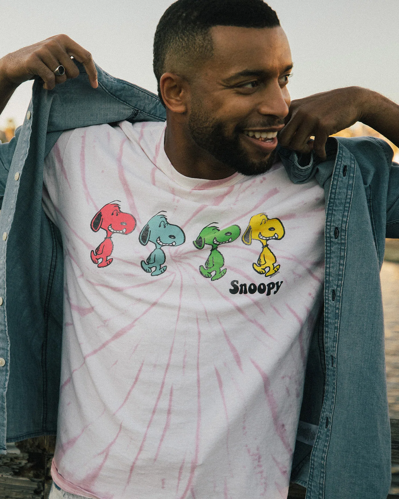 Unisex Snoopy Grateful Pup Flea Market Tee - Image 3