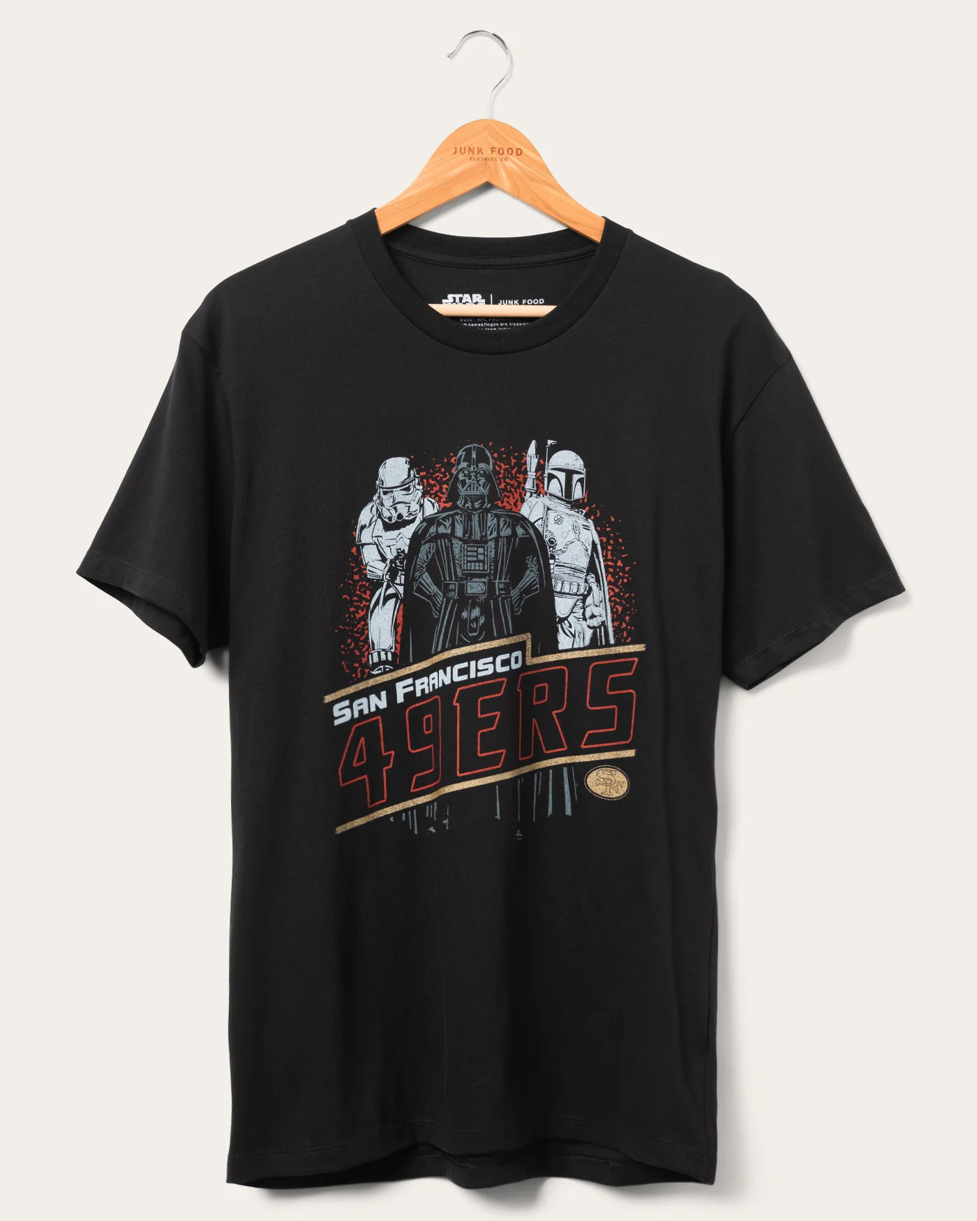 Unisex Star Wars��� x Junk Food x NFL Dark Side Team 49ers Tee