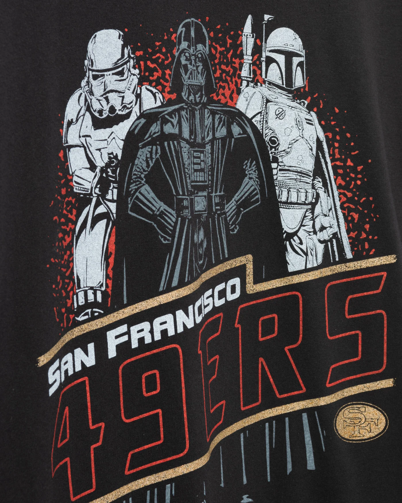 Unisex Star Wars��� x Junk Food x NFL Dark Side Team 49ers Tee - Image 3